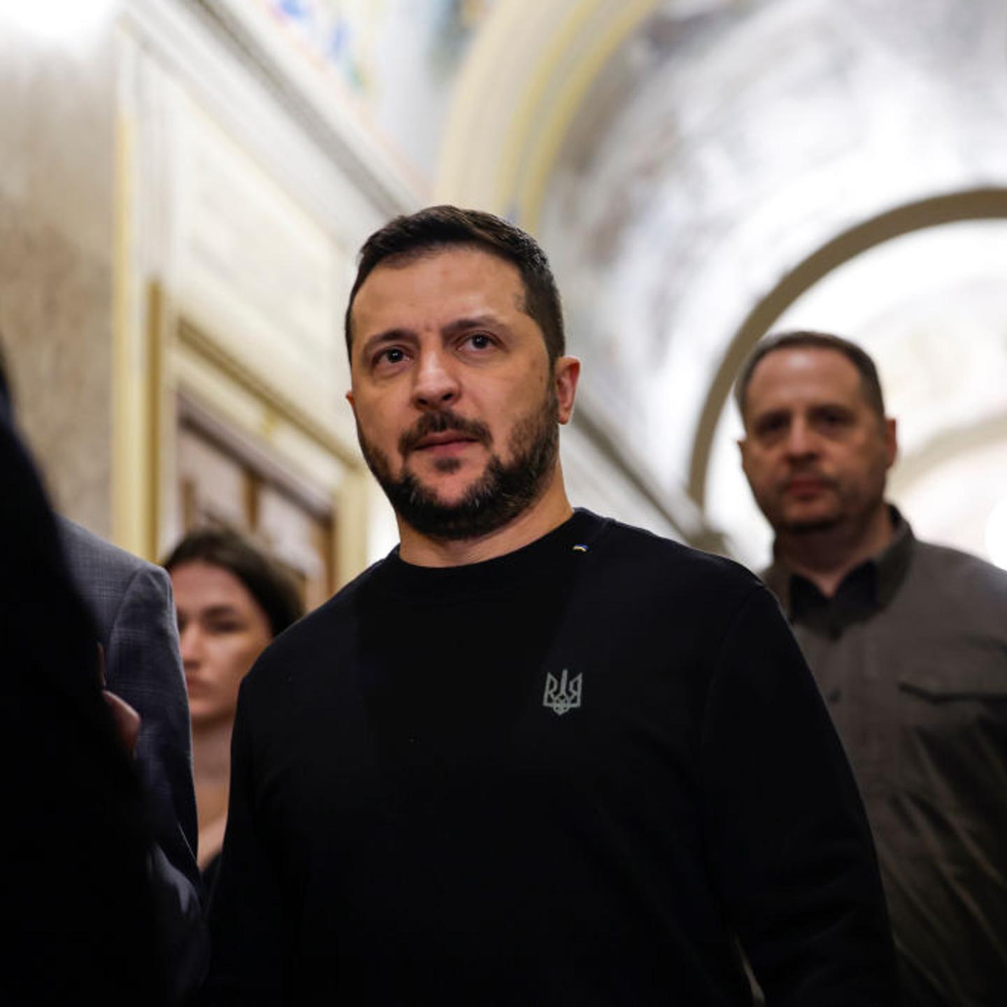 Visiting Ukrainian President Zelensky Meets With Lawmakers On Capitol Hill