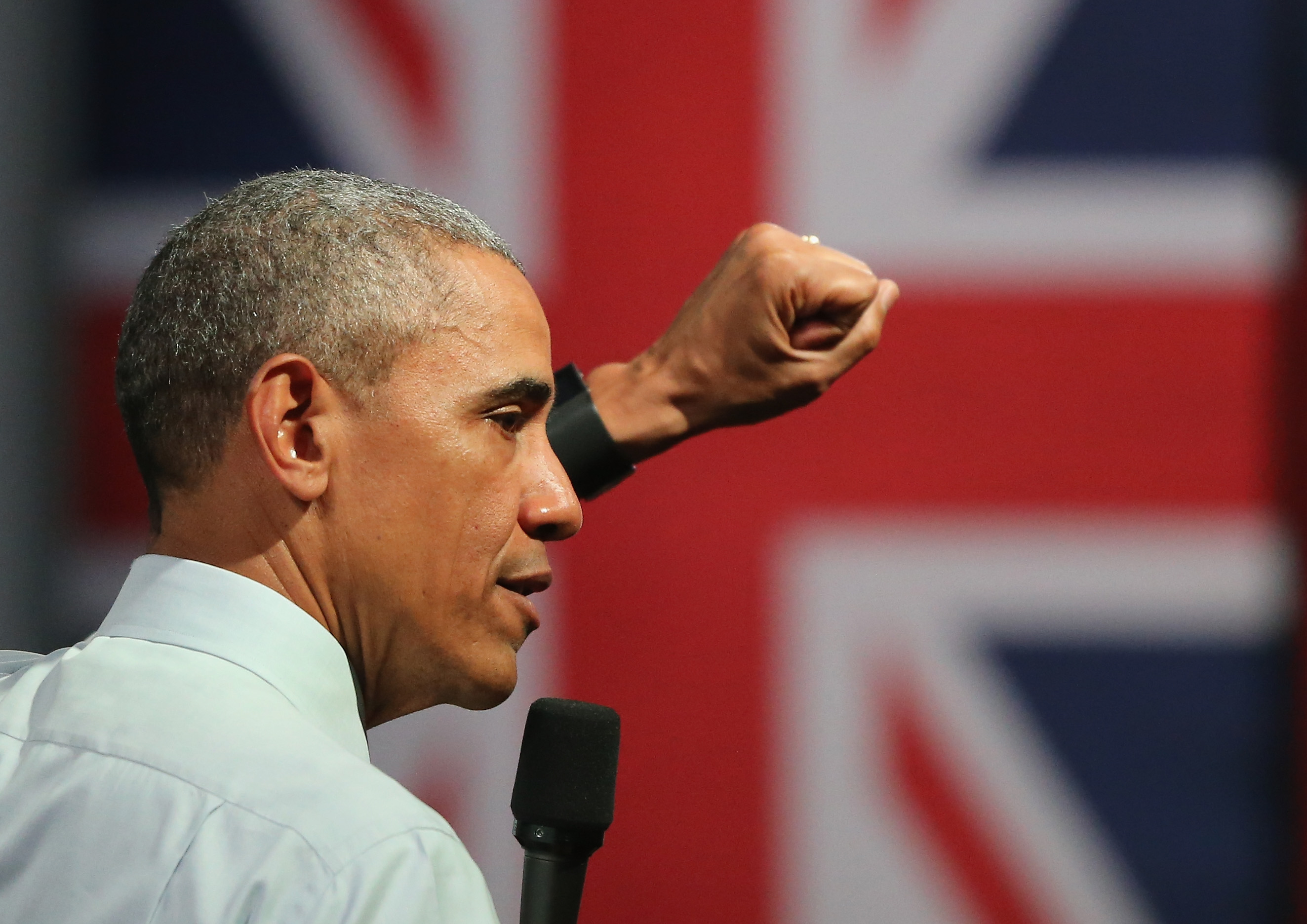 President Obama And The First Lady Attend Town Hall Event In Central London