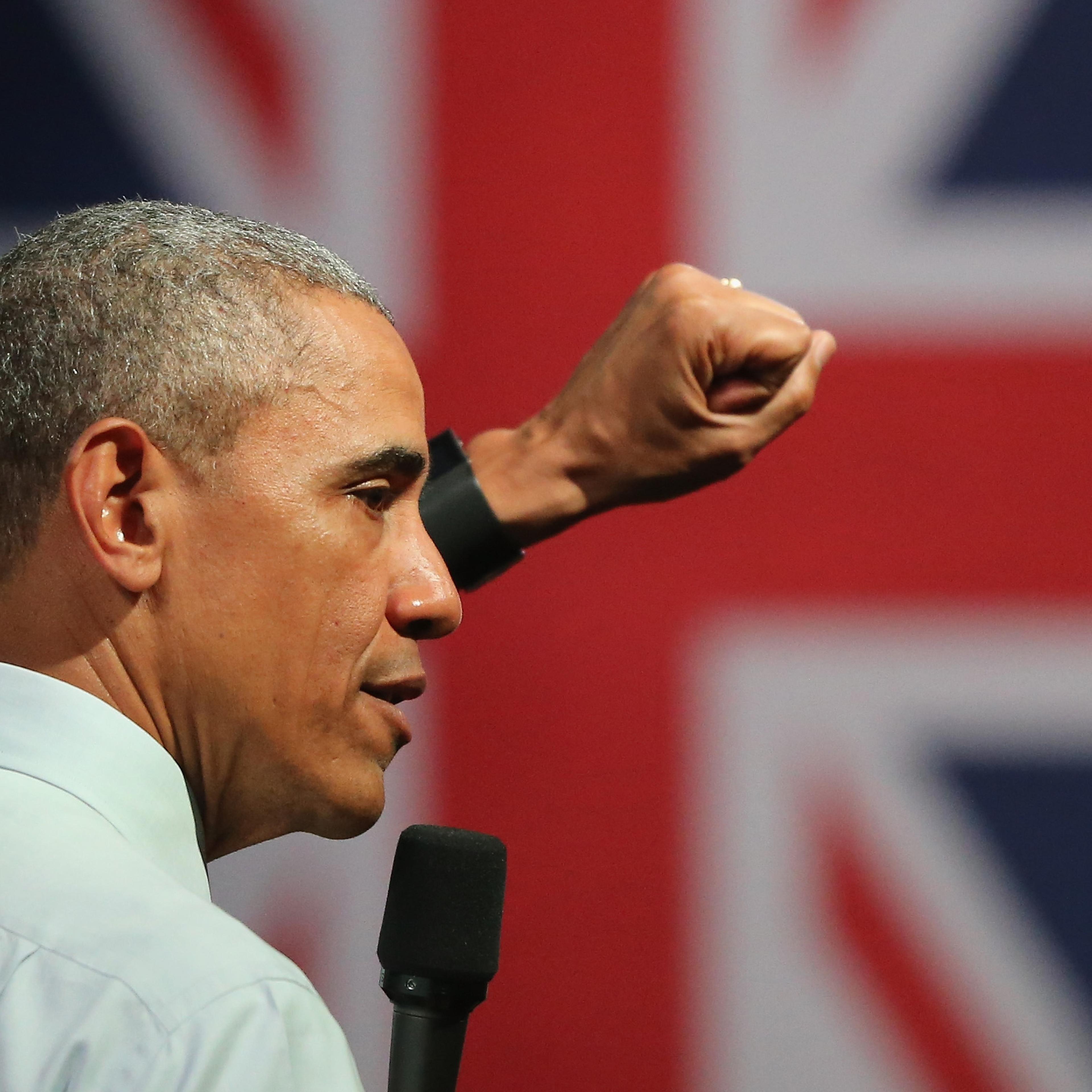 President Obama And The First Lady Attend Town Hall Event In Central London