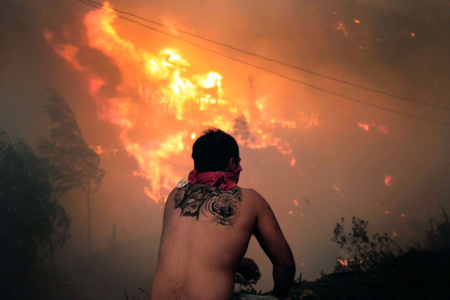 TOPSHOTS-CHILE-FIRE