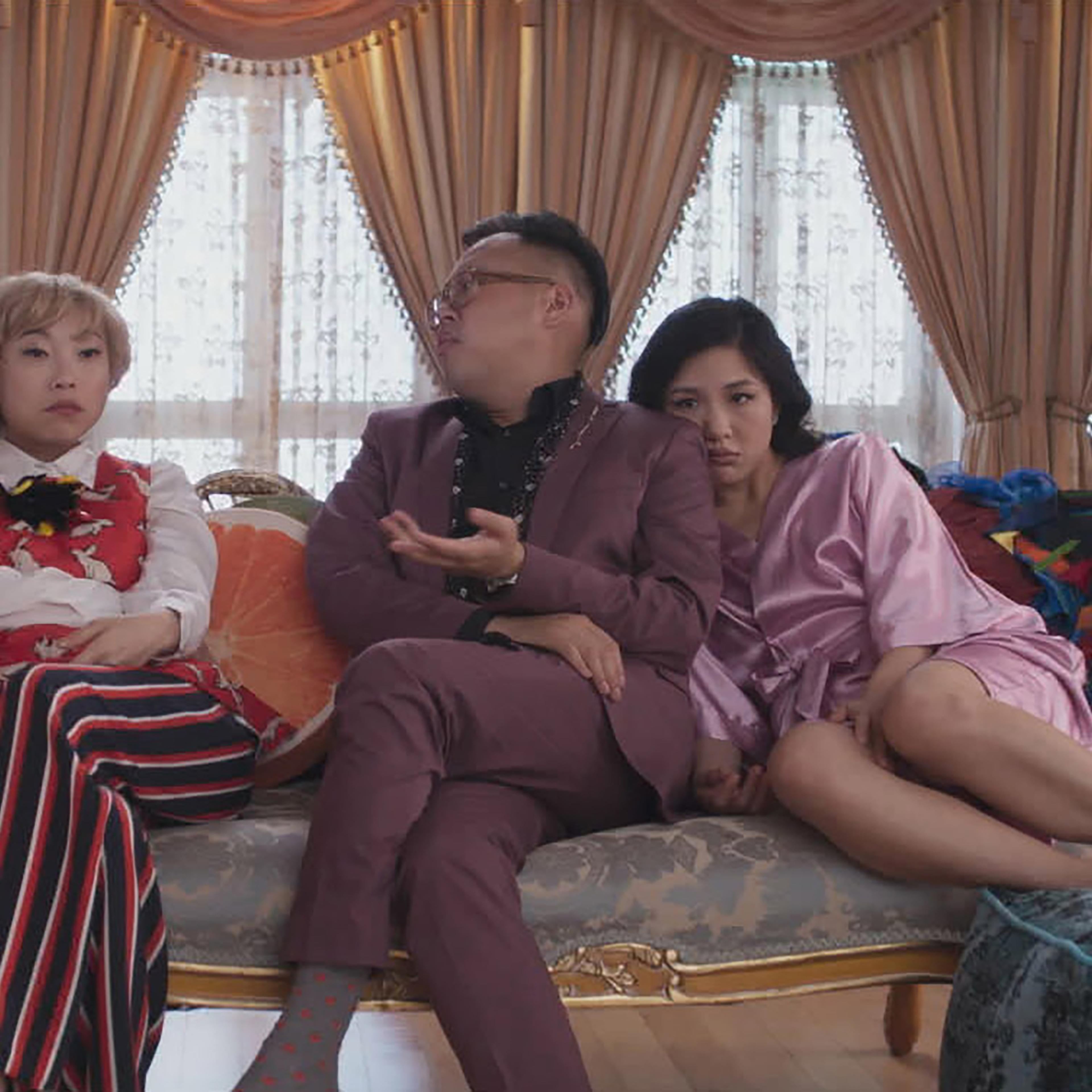 Crazy Rich Asian's Awkafina, Santos and Wu
