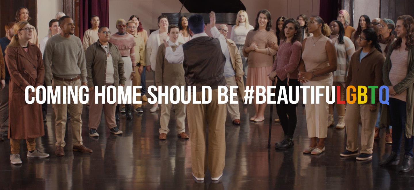 Coming Home Should Be #BEAUTIFULGBTQ (Photo: