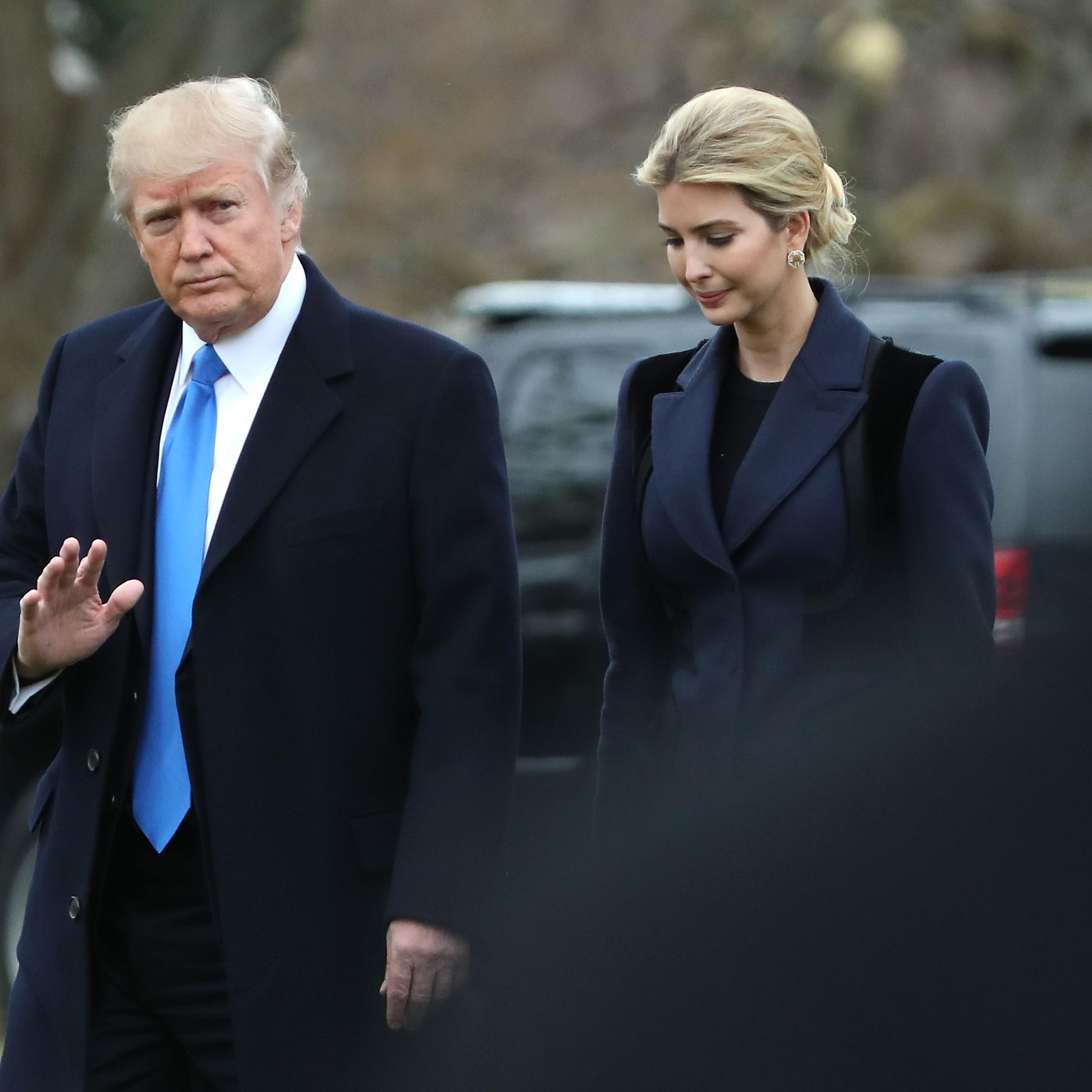 President Trump Departs White House To Honor NAVY Seal Killed in Yemen Raid
