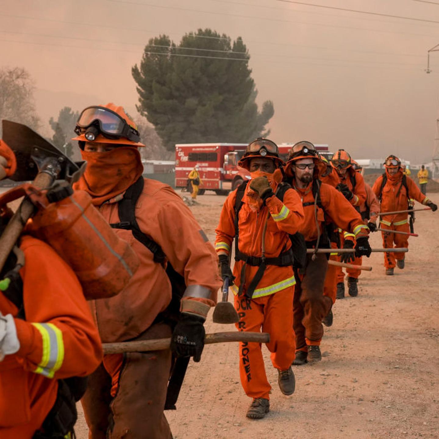 Hughes Fire Explodes North Of LA