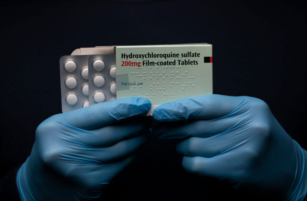 Hydroxychloroquine Sulfate Medication Illustration
