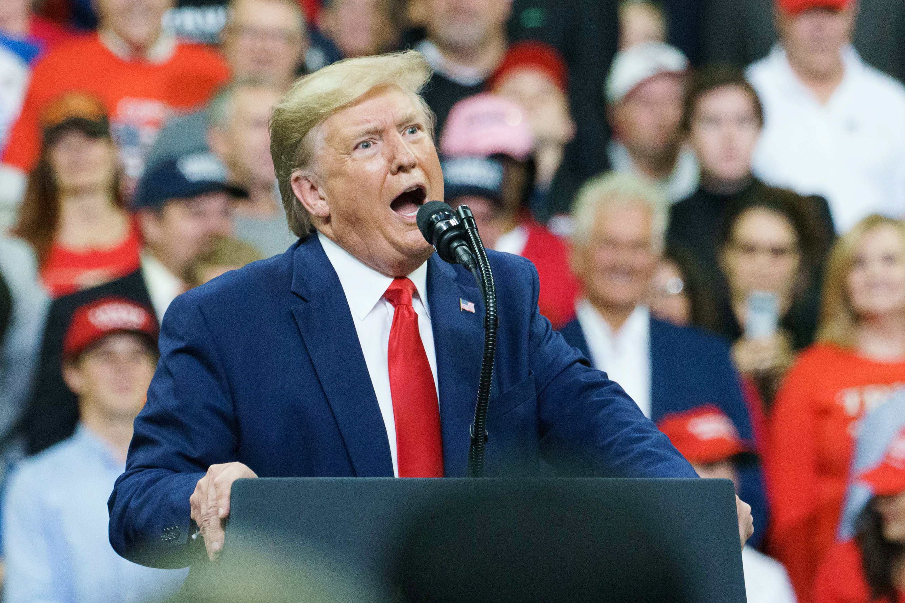 President Trump Hosts Keep America Great Rally