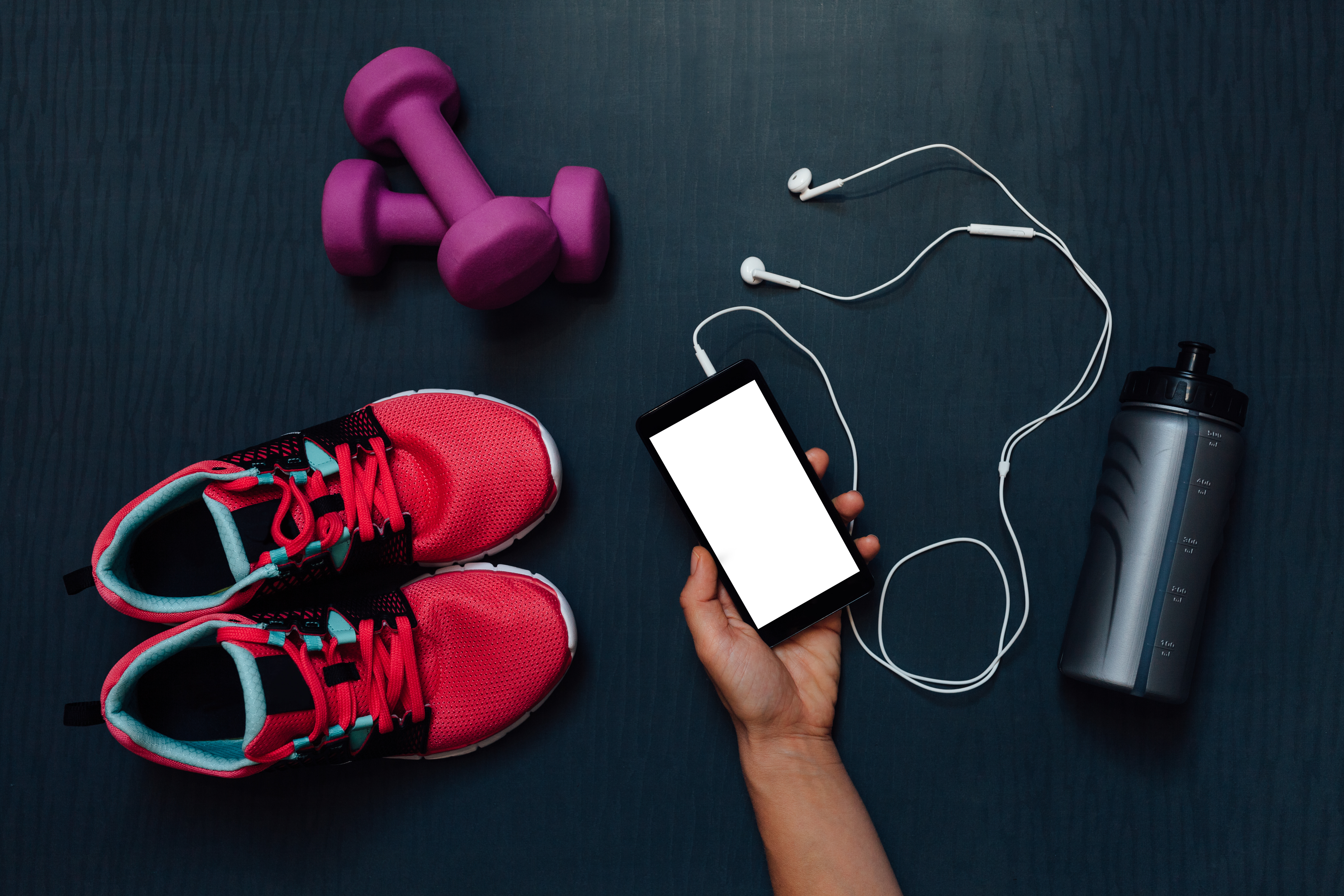 Woman's gym equipment