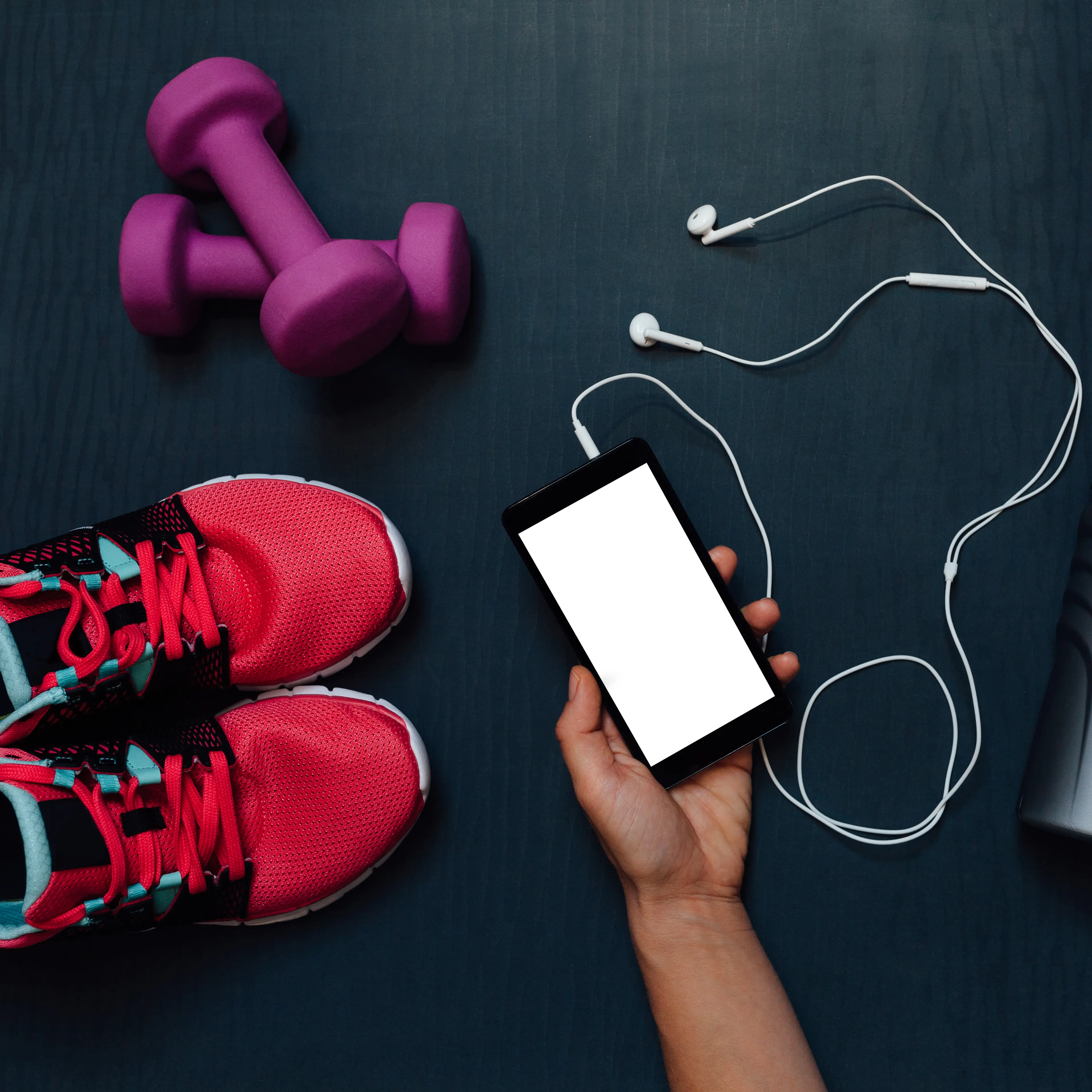 Woman's gym equipment