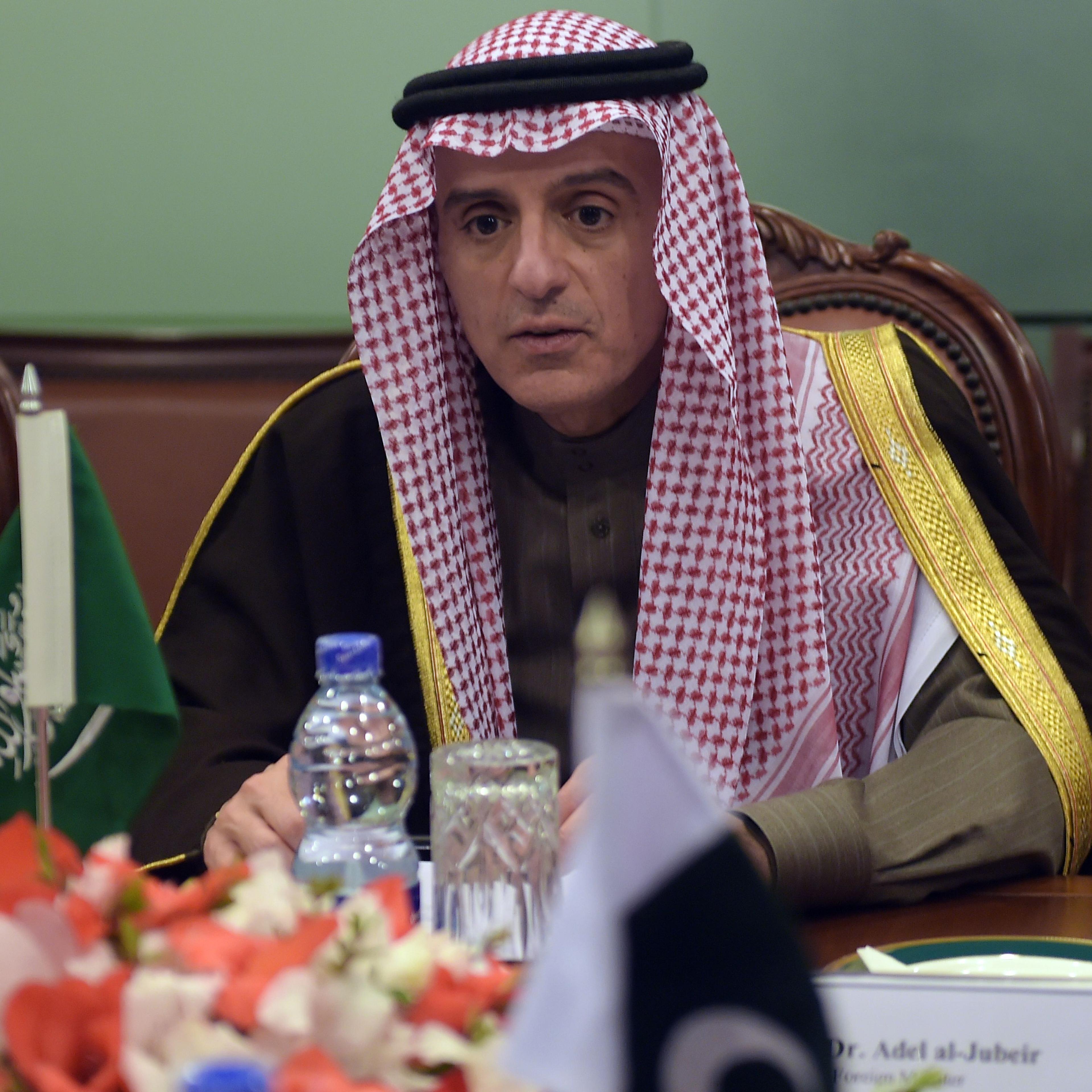 Saudi Minister of Foreign Affairs Adel al-Jubeir at a meeting at the Foreign Ministry in Islamabad, Pakistan on Jan. 7, 2016.