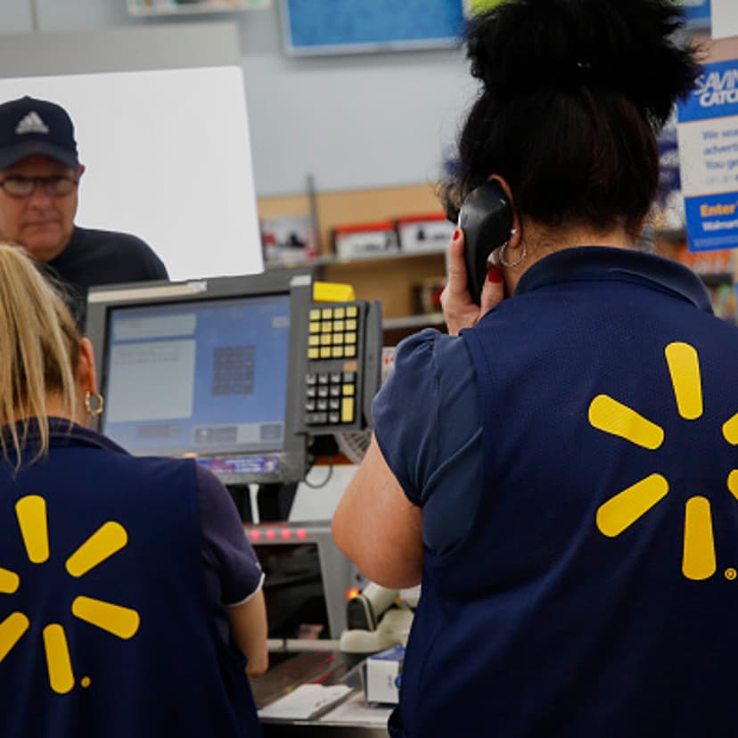 Operations Inside A Wal-Mart Stores Inc. Location Ahead Of Black Friday