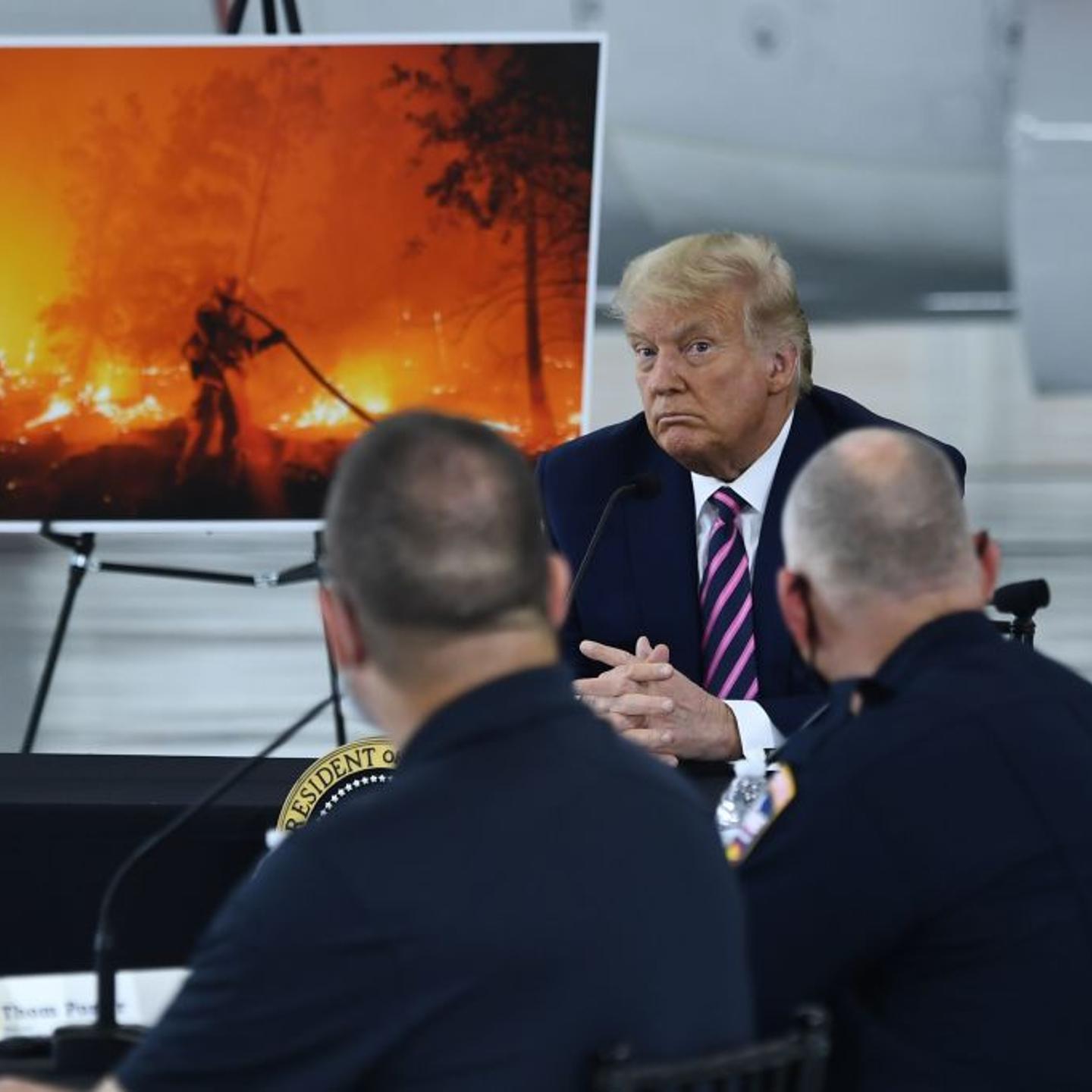 Trump climate change wildfires