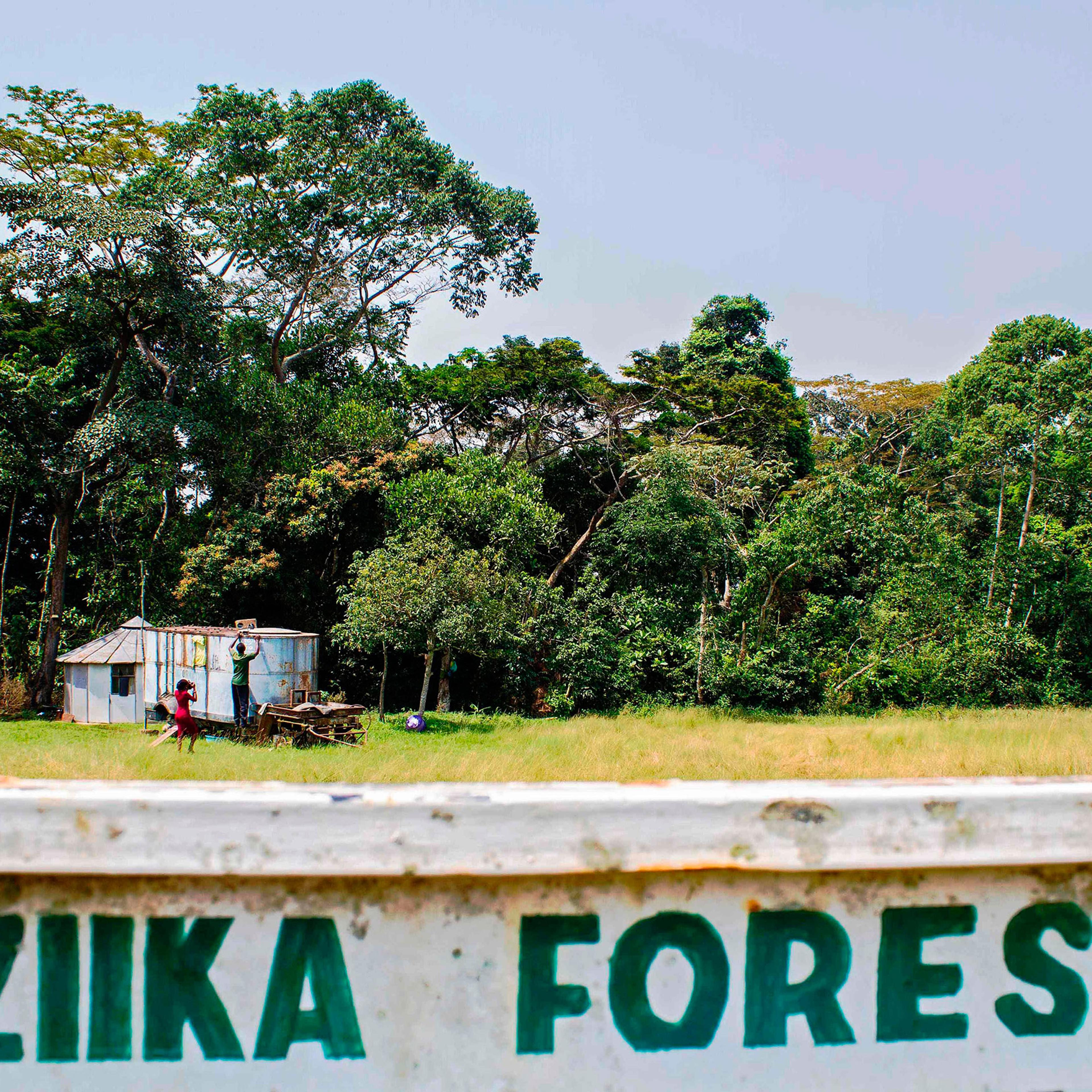 A sign post leading to the Ziika forest is seen near Entebbe, Uganda, Jan. 29, 2016. The Zika virus was first discovered here by scientists in April 1947 after testing a macaque monkey.