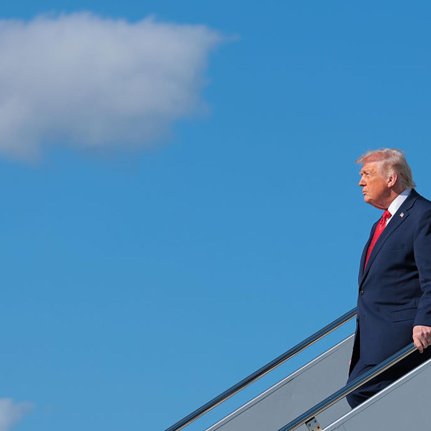 President Trump Participates In Southern Boulevard Dedication Ceremony In Palm Beach, Florida