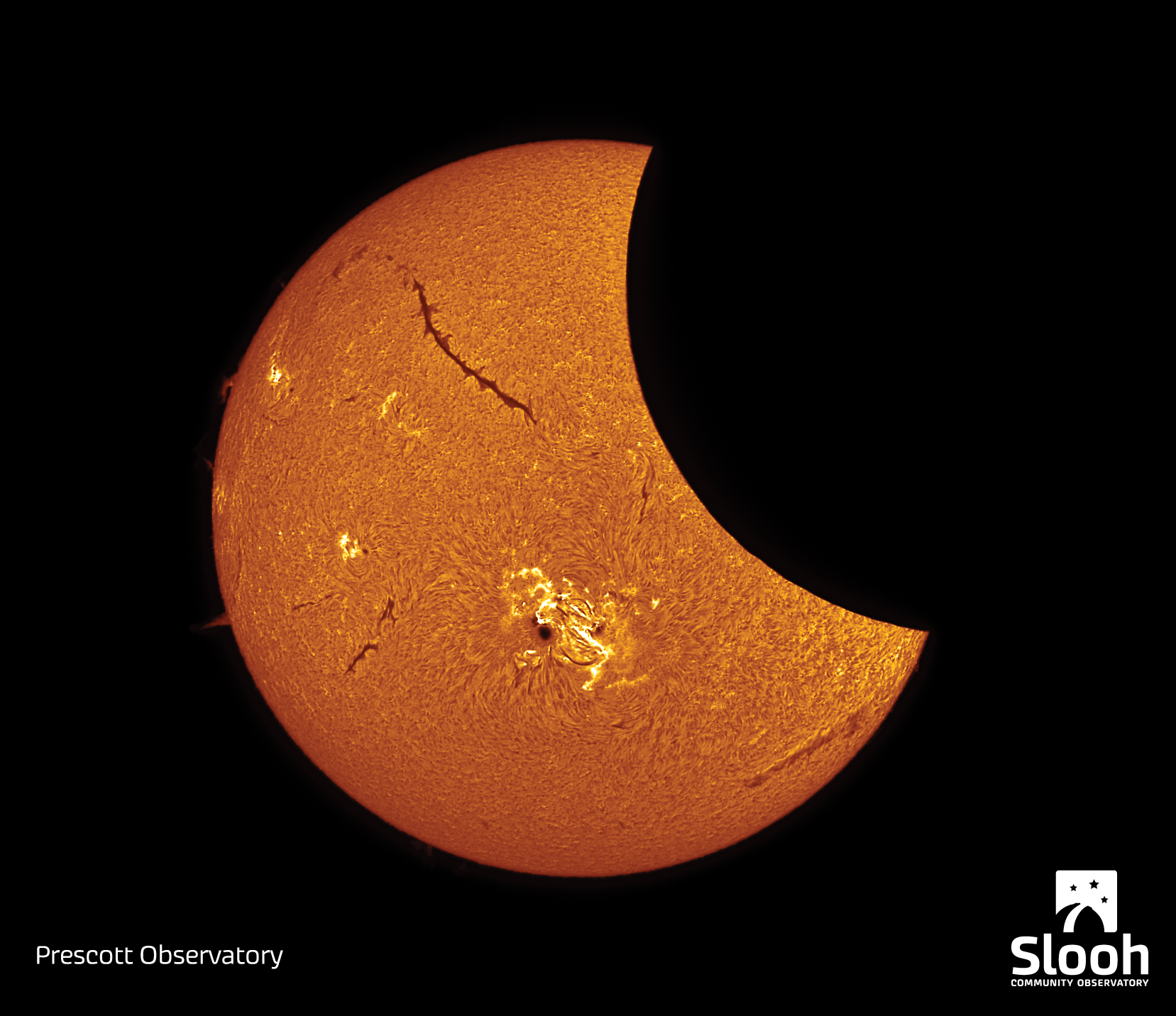 Solar Eclipse, Oct. 23, 2014