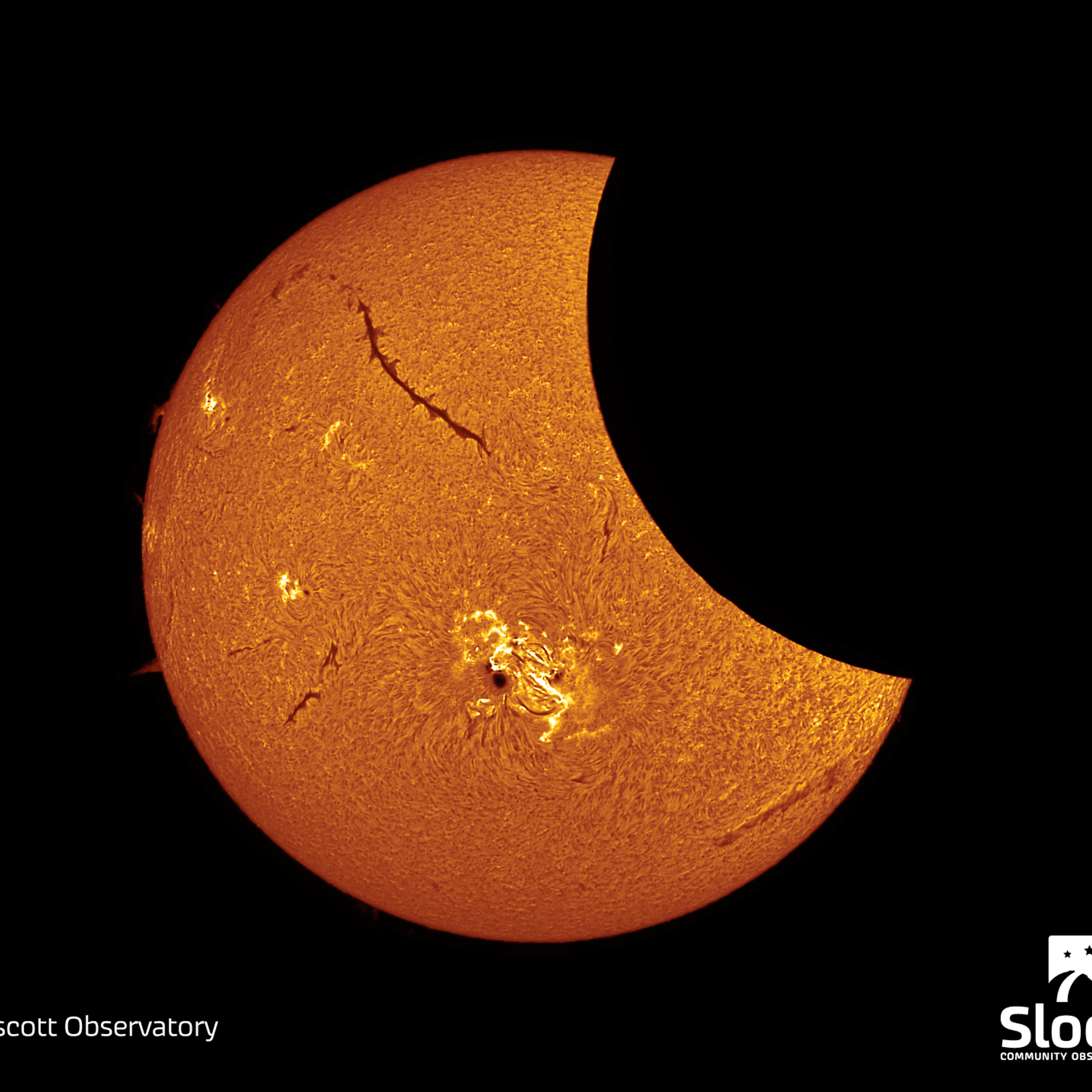 Solar Eclipse, Oct. 23, 2014