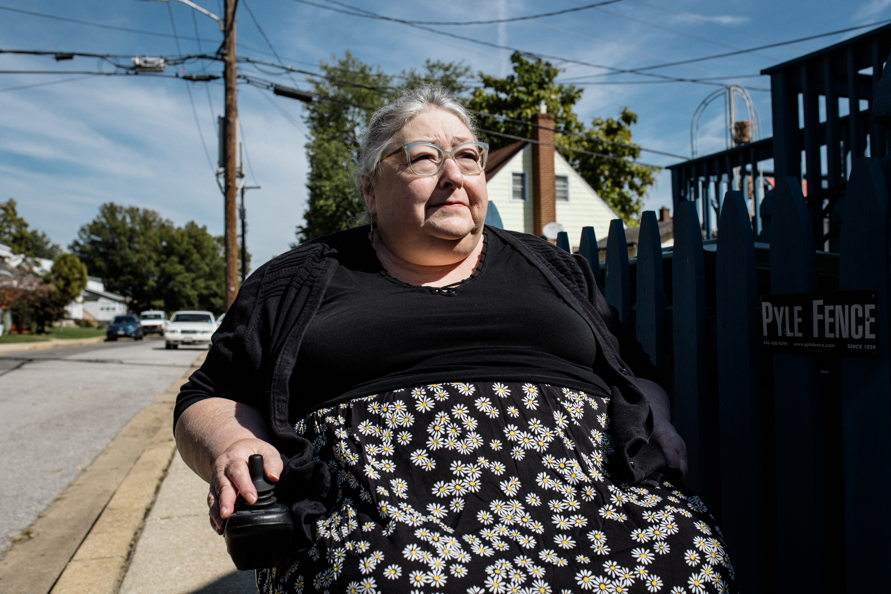 Susan Goodlaxson began using a wheelchair five years ago, following surgery for a brain tumor. On the block where she lives in Baltimore, there isn’t a single curb ramp ― despite requirements for such accessibility under the Americans With Disabilities A