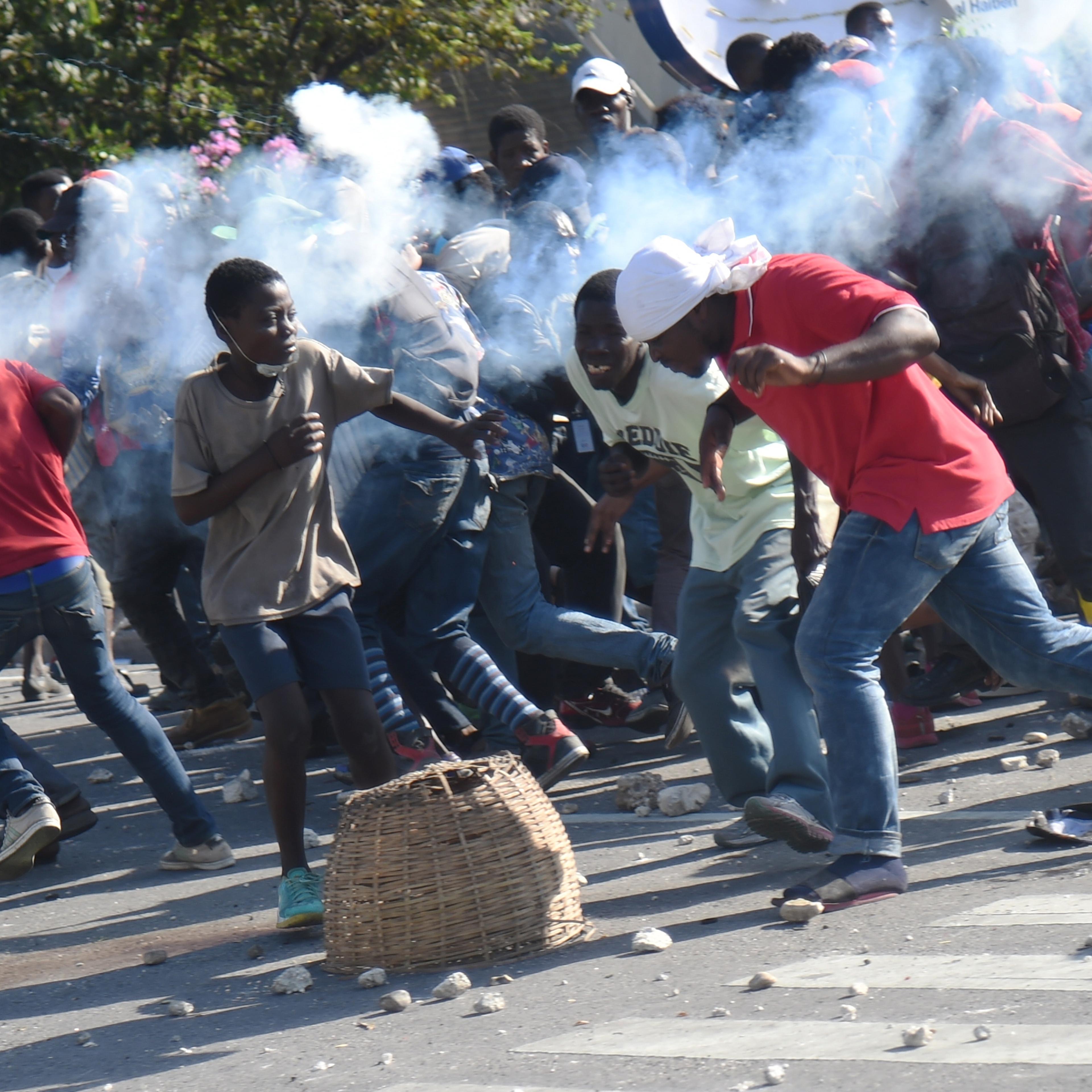 HAITI-POLITICS-PROTEST