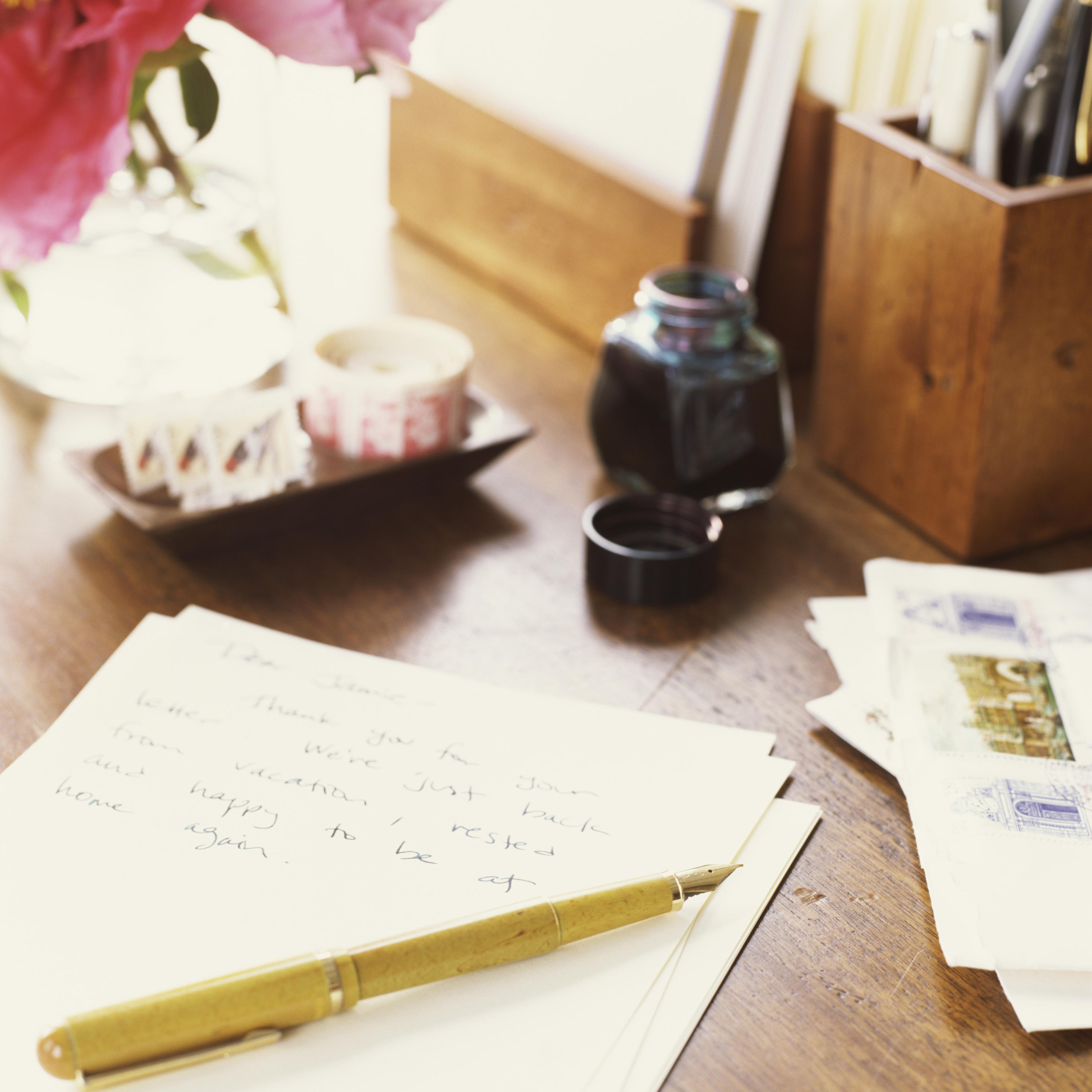 Handwritten letter