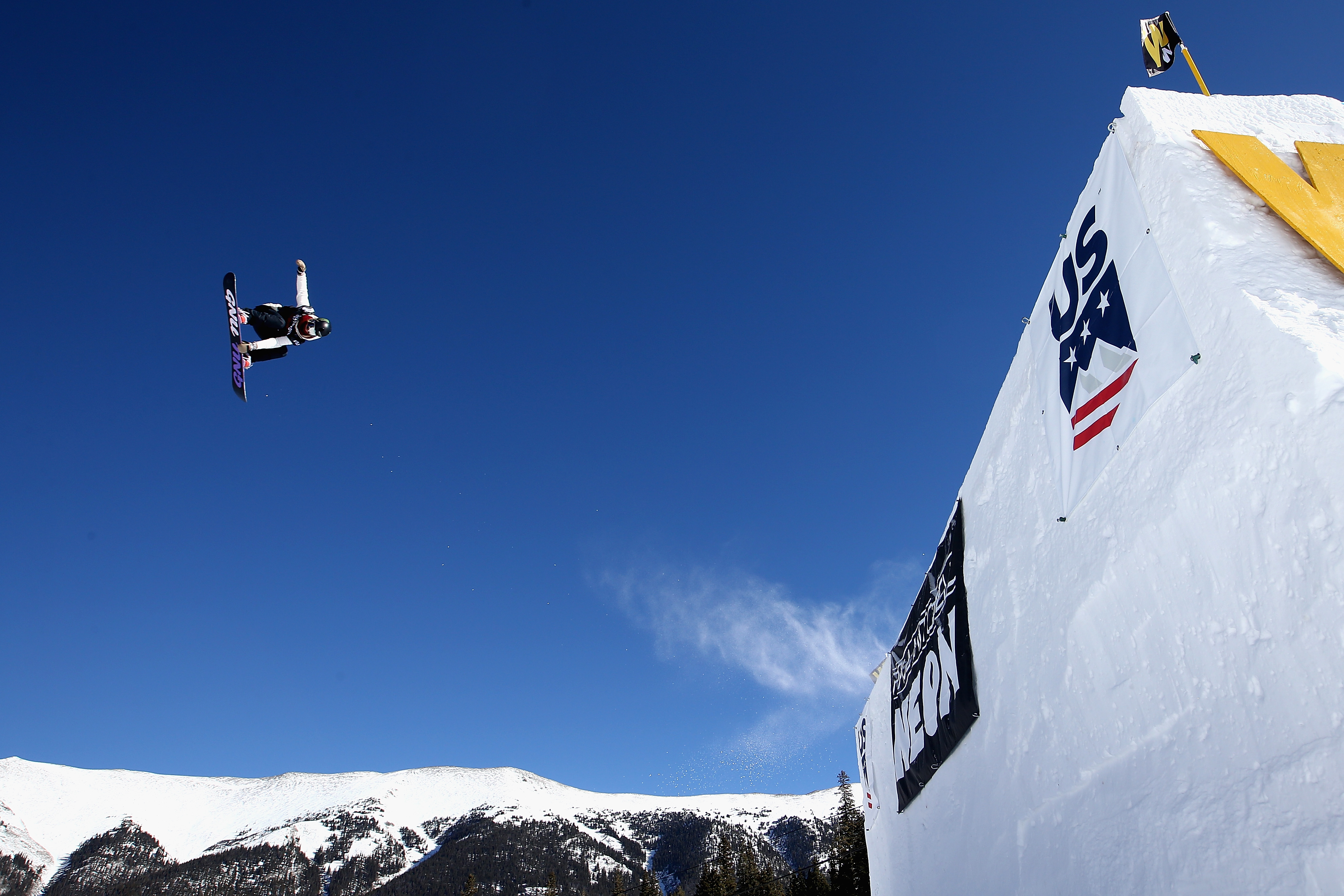 Jaime Anderson competes in the 2018 Winter Olympics