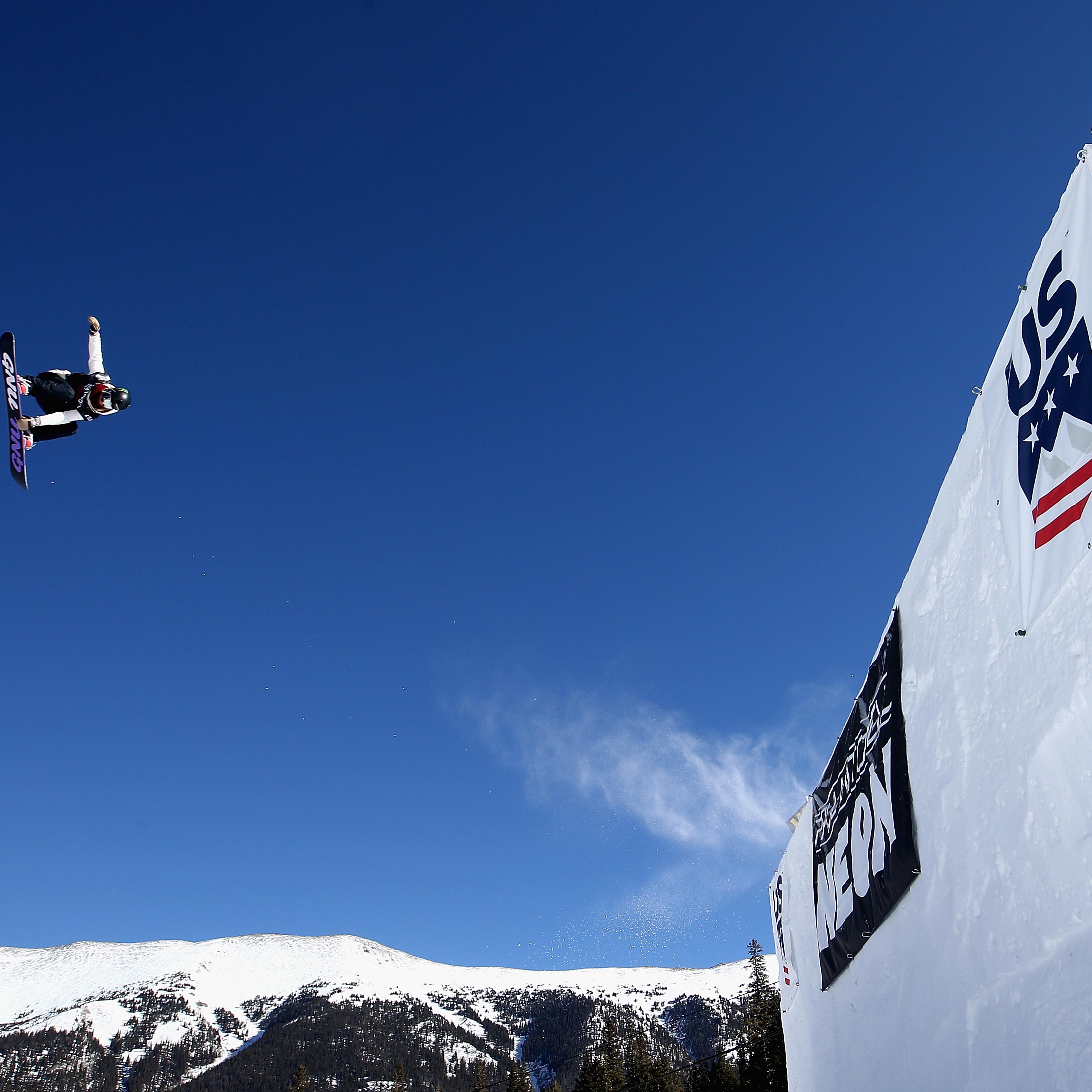 Jaime Anderson competes in the 2018 Winter Olympics