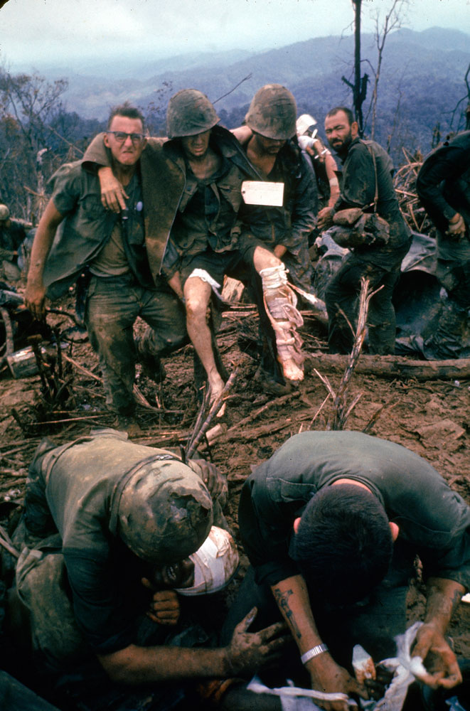 Vietnam War: Looking Again at Larry Burrows' Photo, 'Reaching Out'