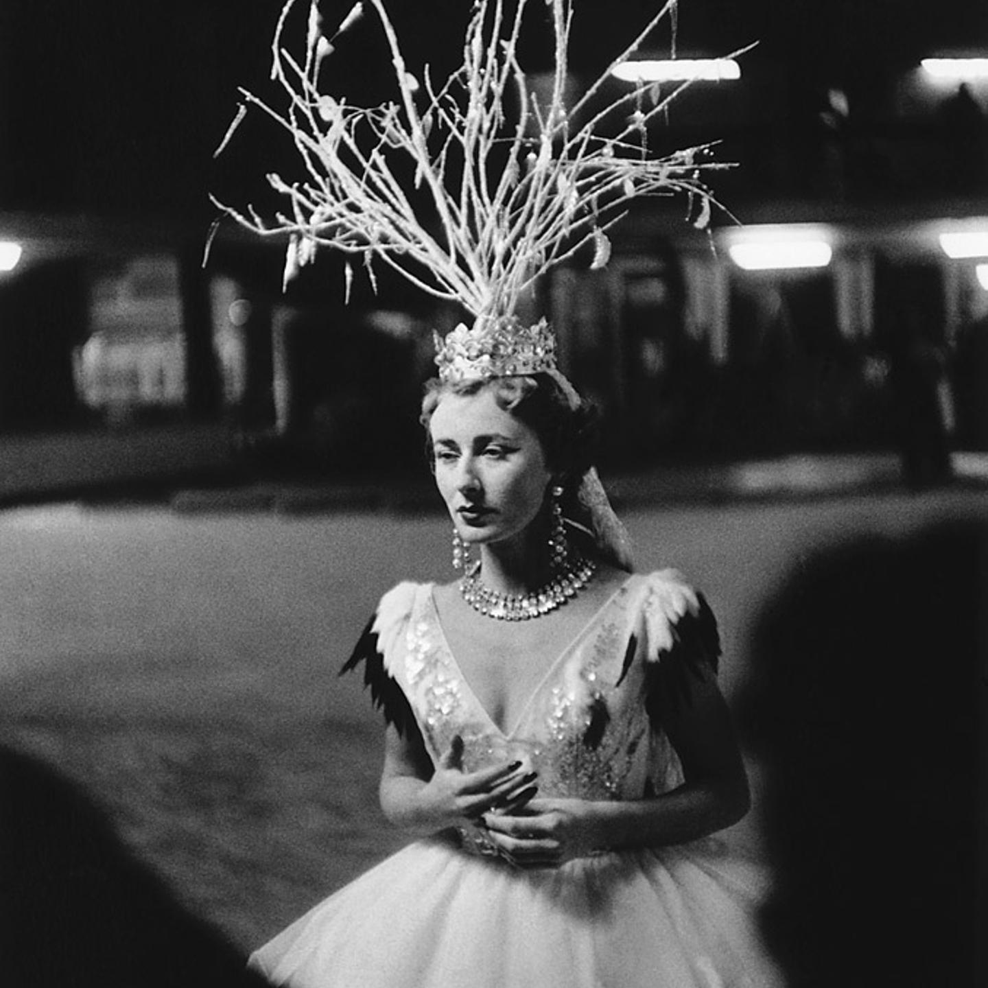 A participant rehearses for a dance titled, "Fire Vanquished by Snow."