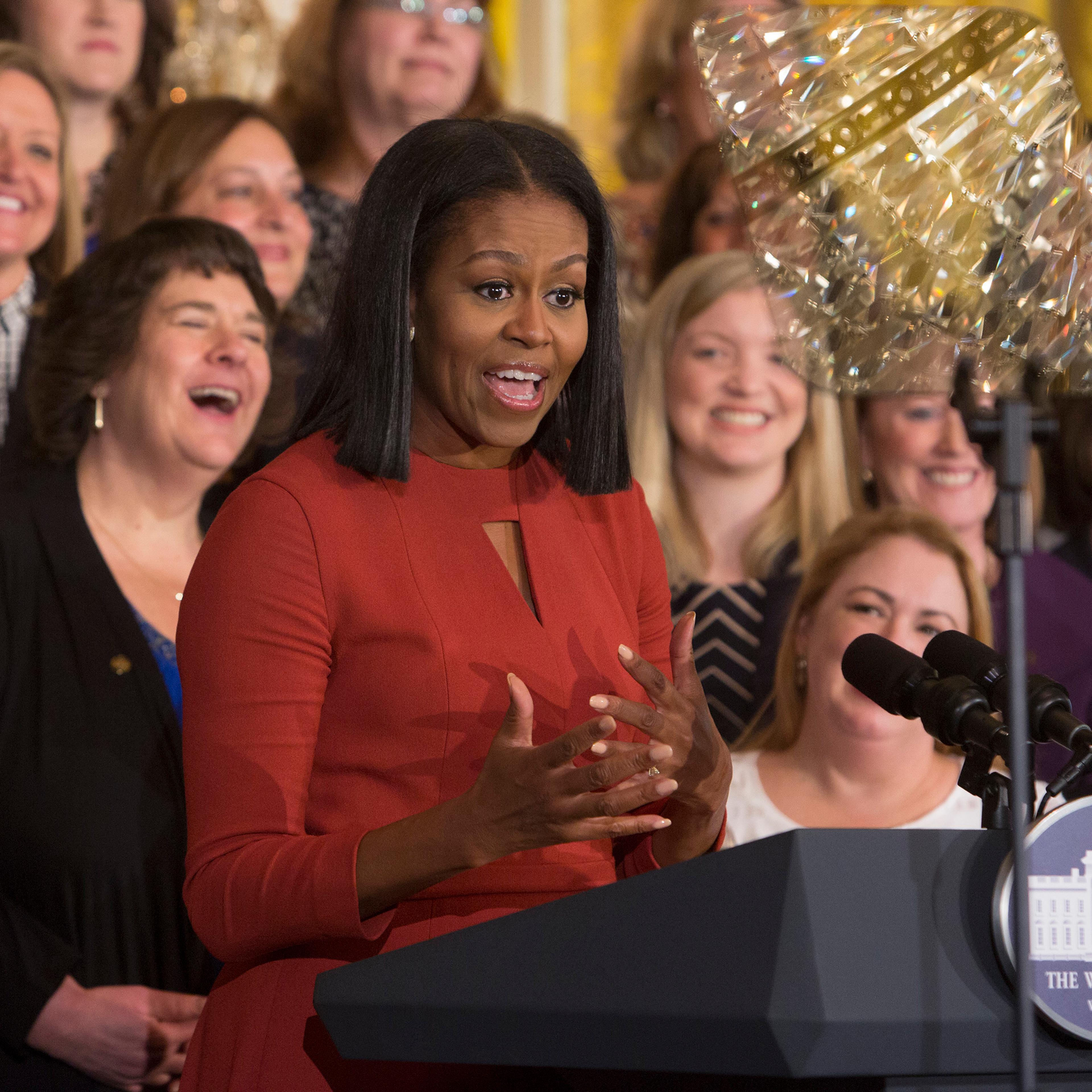 US-OBAMA-EDUCATION-MICHELLE
