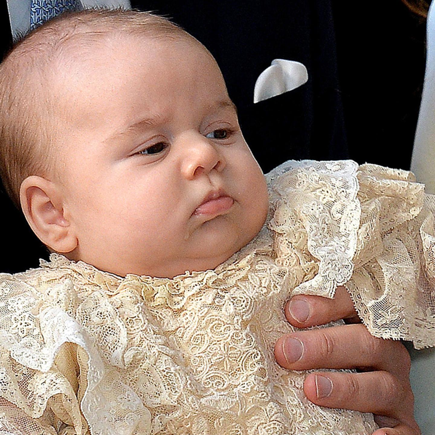 HRH Prince George Of Cambridge Is Christened At St James' Palace
