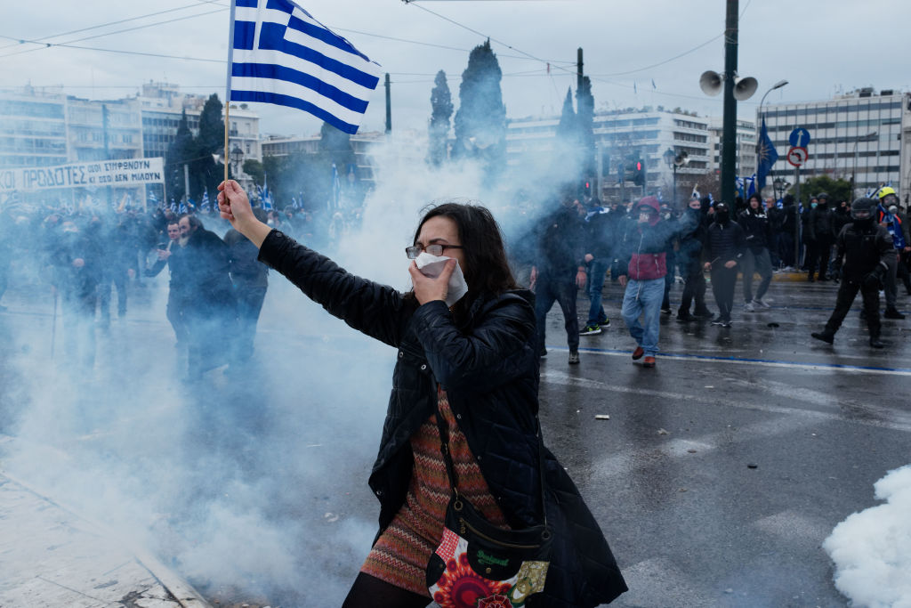 Massive Rally In Athens To Protest Deal With Macedonia