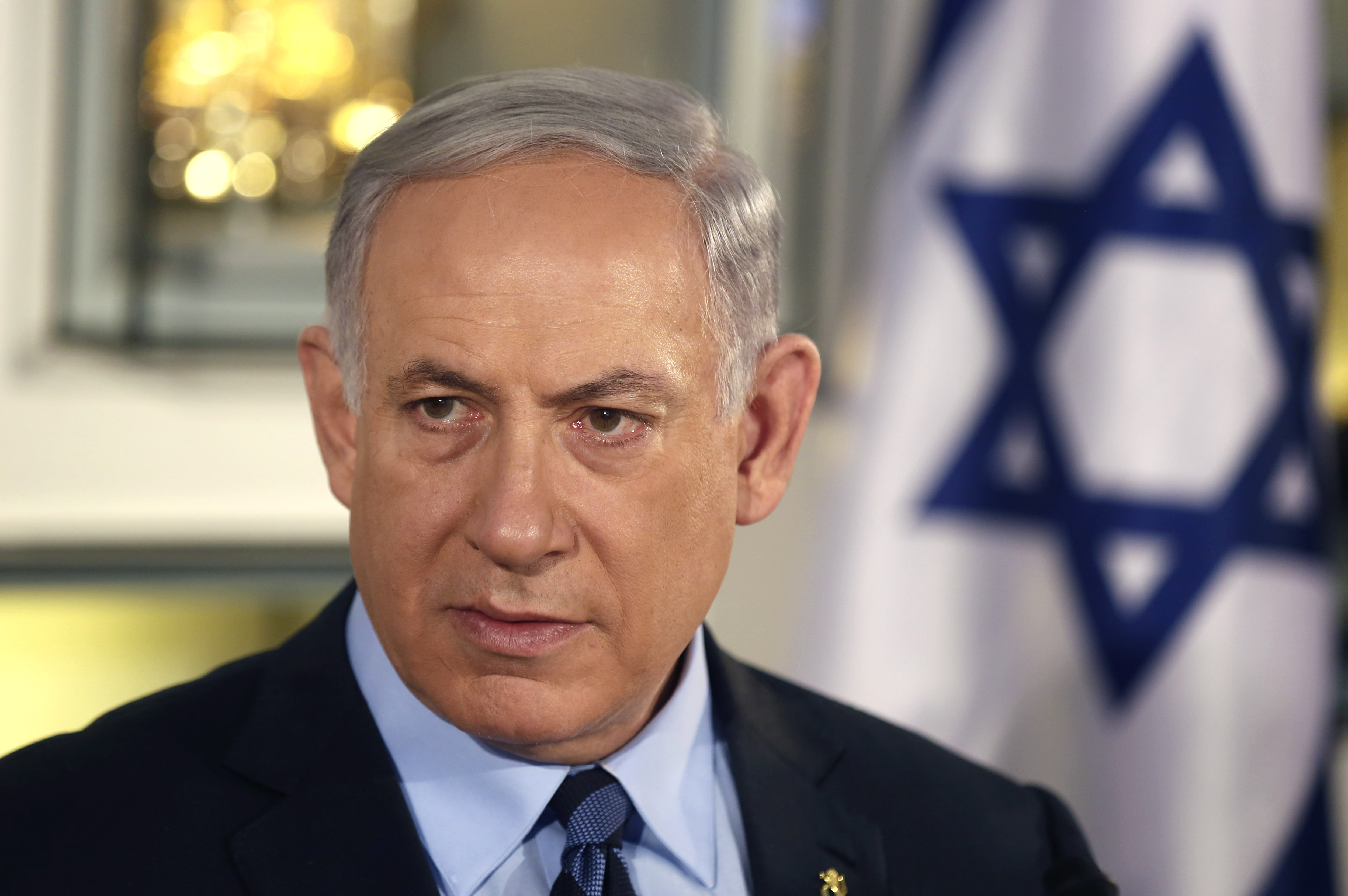 Israel's Prime Minister Benjamin Netanyahu chairs a spatial meeting with his new cabinet in honor of Jerusalem Day, at the Israeli Museum in Jerusalem on May 19, 2015.