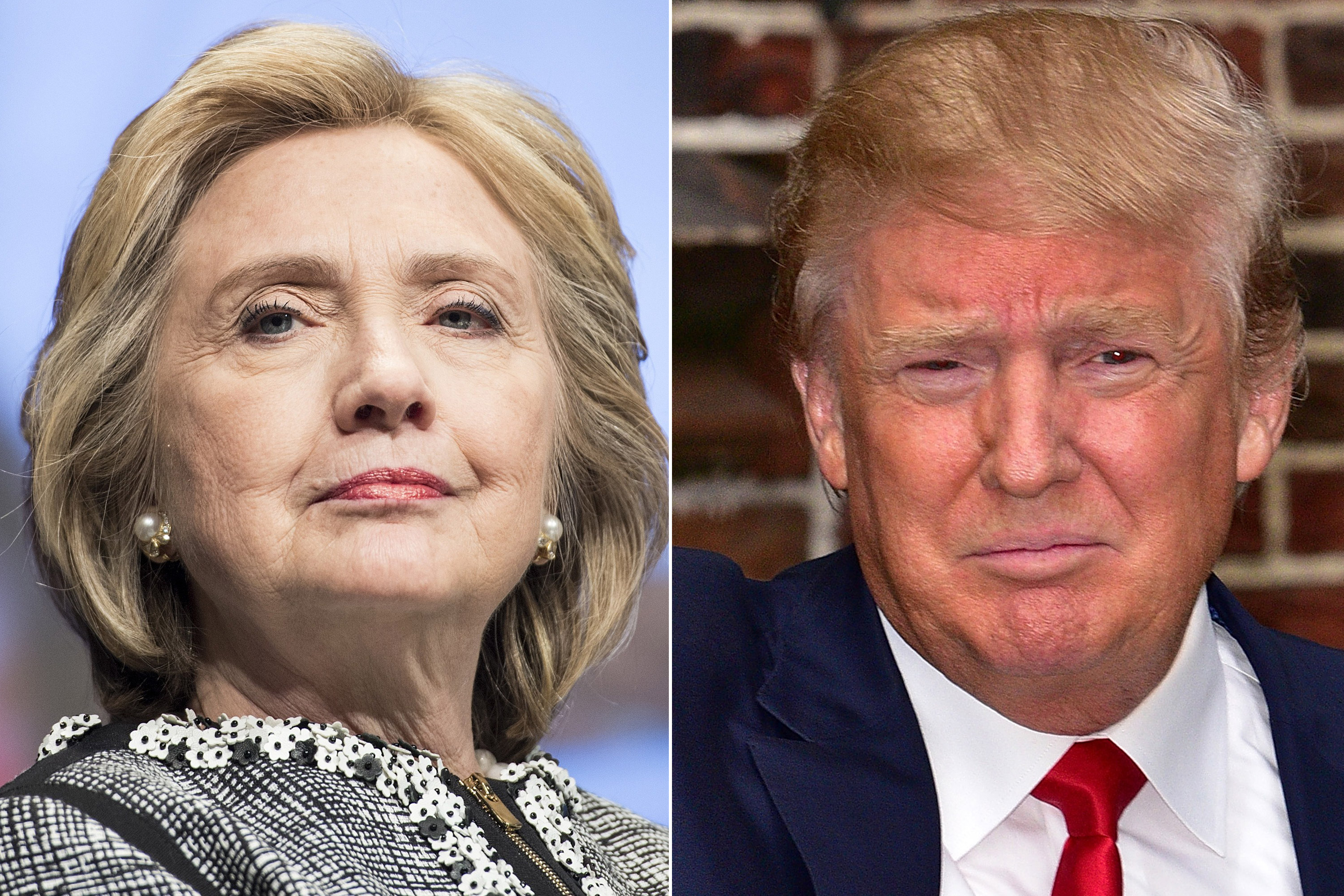 Hillary Clinton and Donald Trump