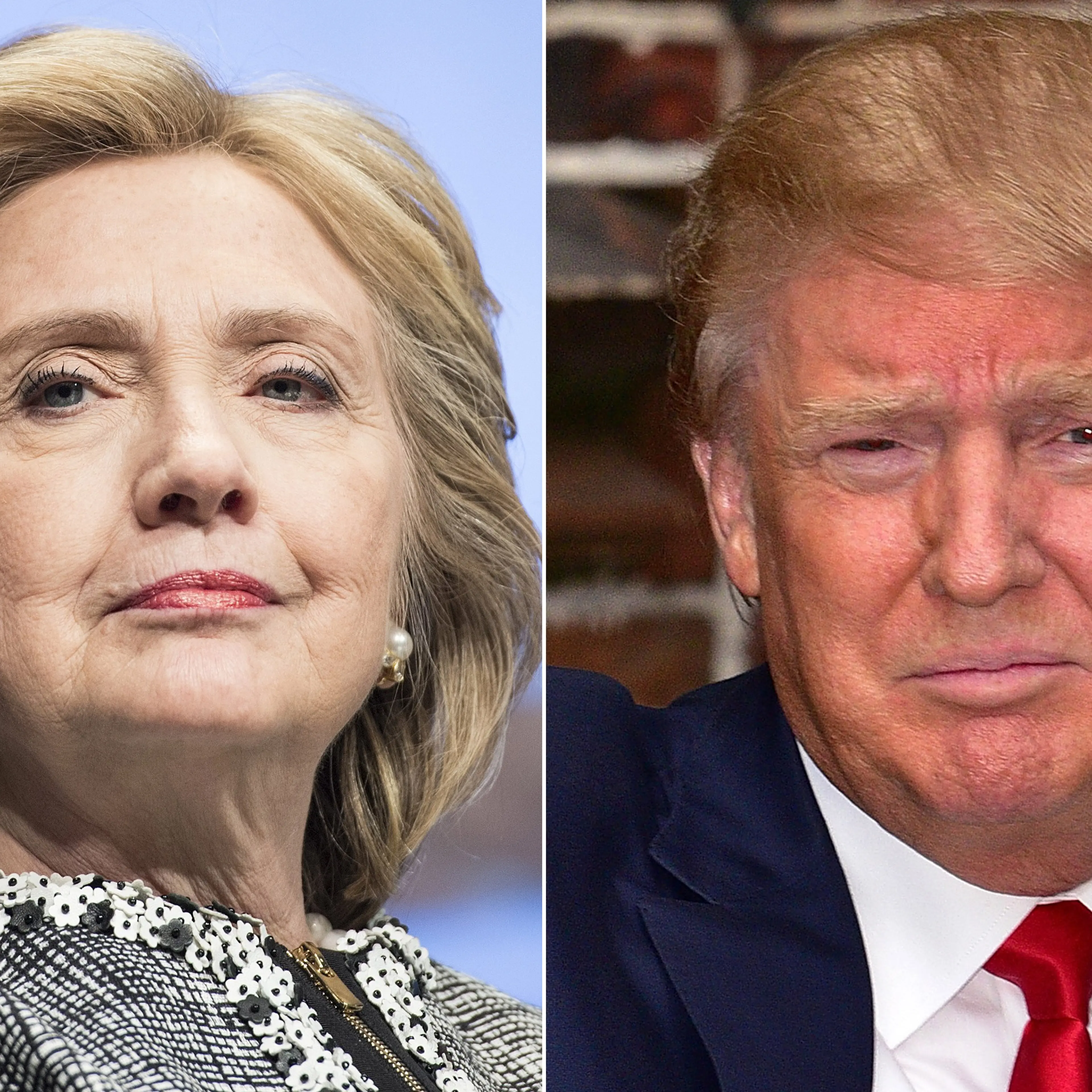 Hillary Clinton and Donald Trump