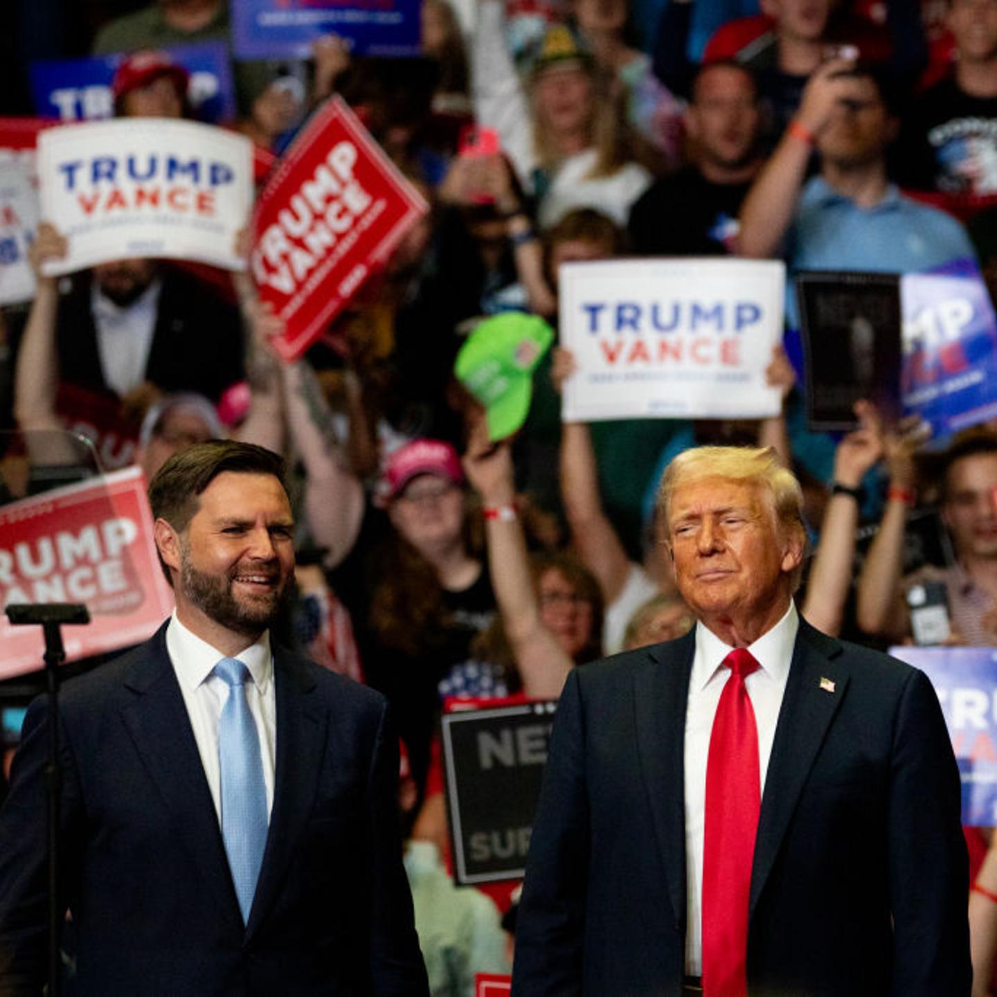 Donald Trump And JD Vance Hold Campaign Rally In Michigan