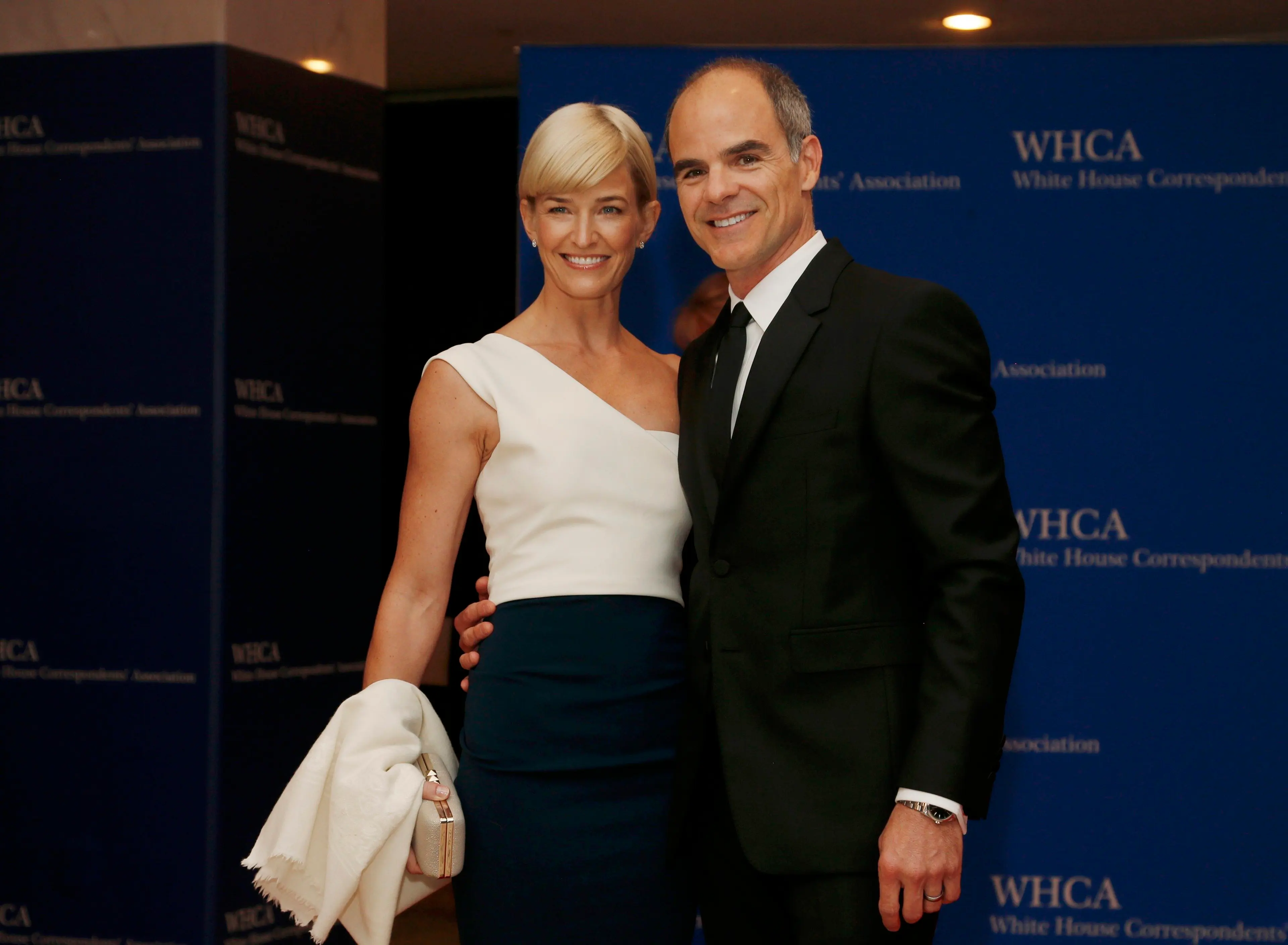 Actor Kelly and wife Karyn arrive for the annual White House Correspondents' Association dinner in Washington