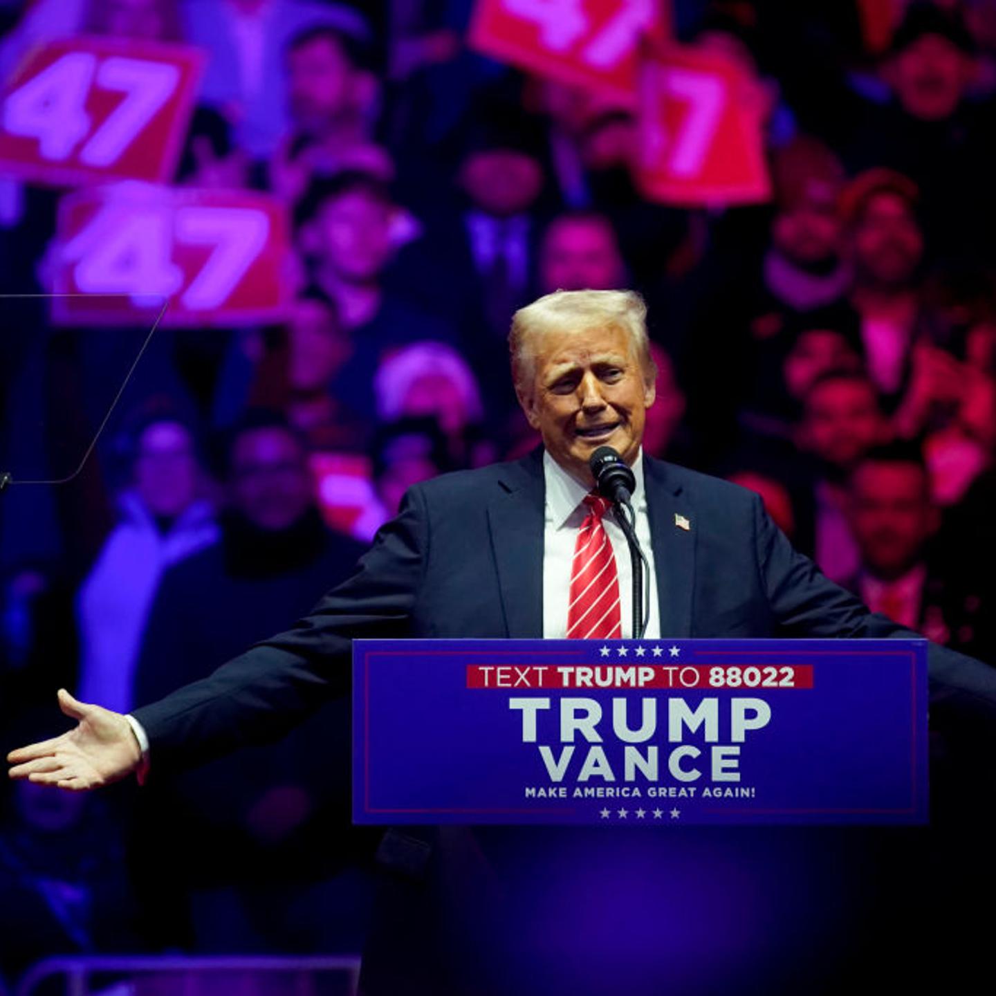 Make America Great Again Victory Rally At Capital One Arena