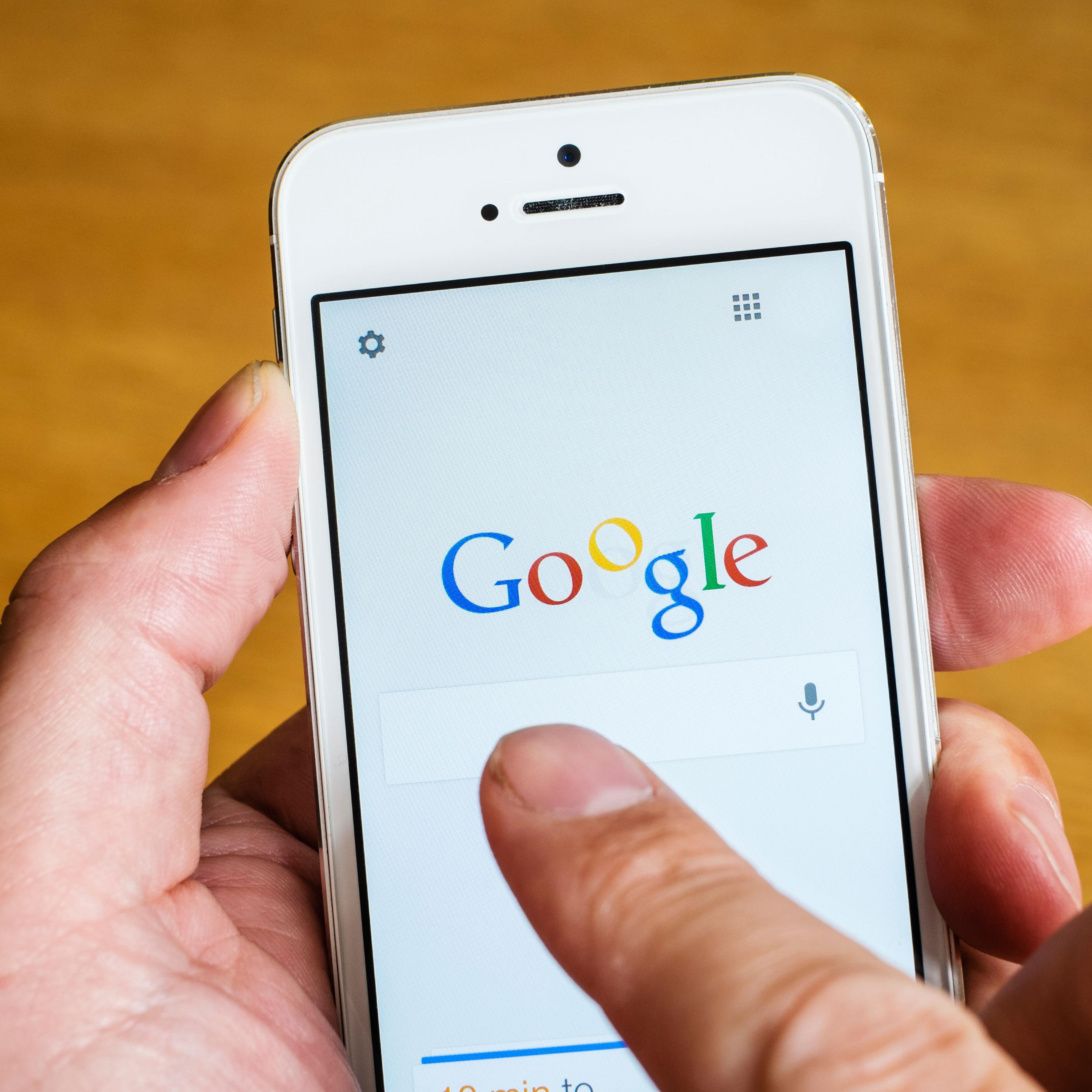 Google on iPhone 5