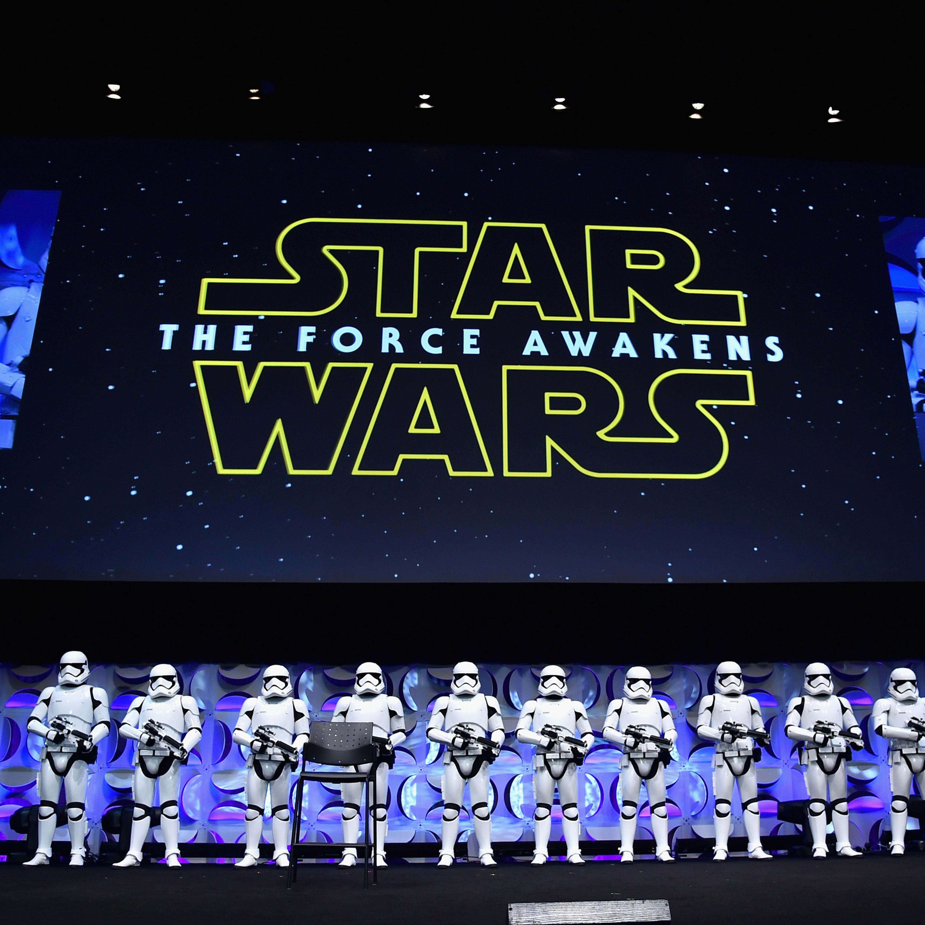 Stormtroopers onstage during Star Wars Celebration 2015 on April 16, 2015 in Anaheim, California.
