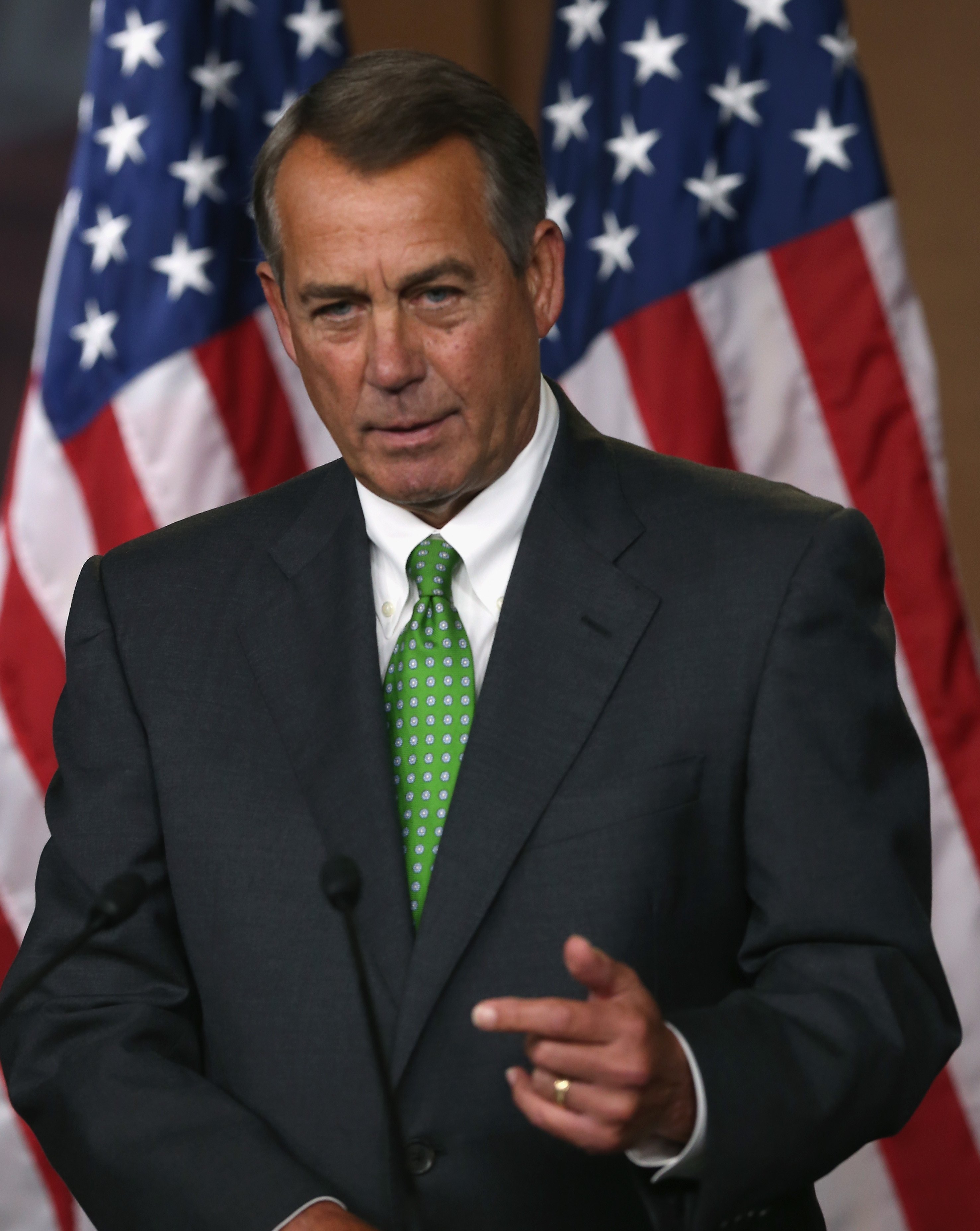 House Speaker Boehner Holds Weekly News Conference