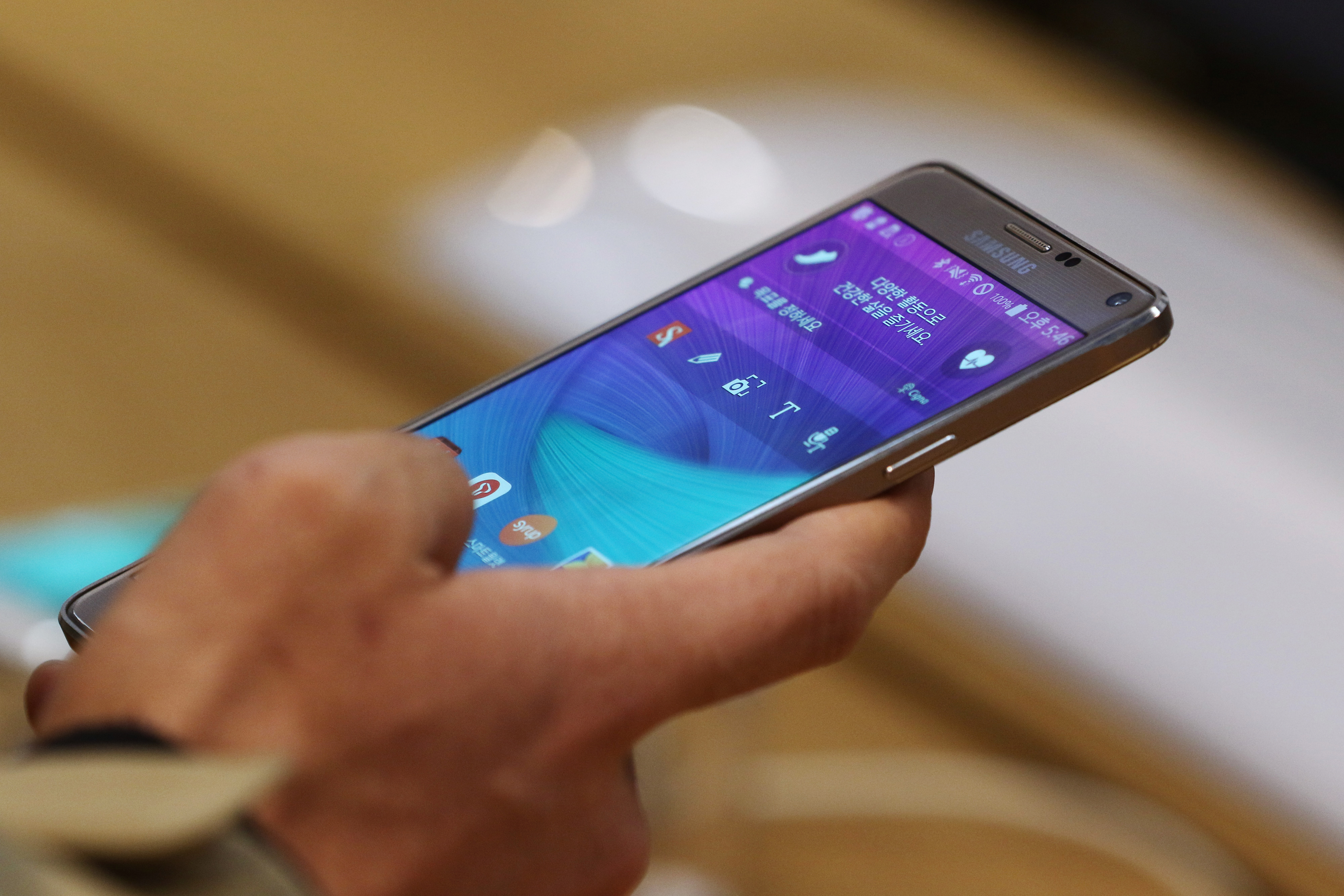 Inside A Samsung Electronics Co. Digital Store Ahead Of Fourth-Quarter Results