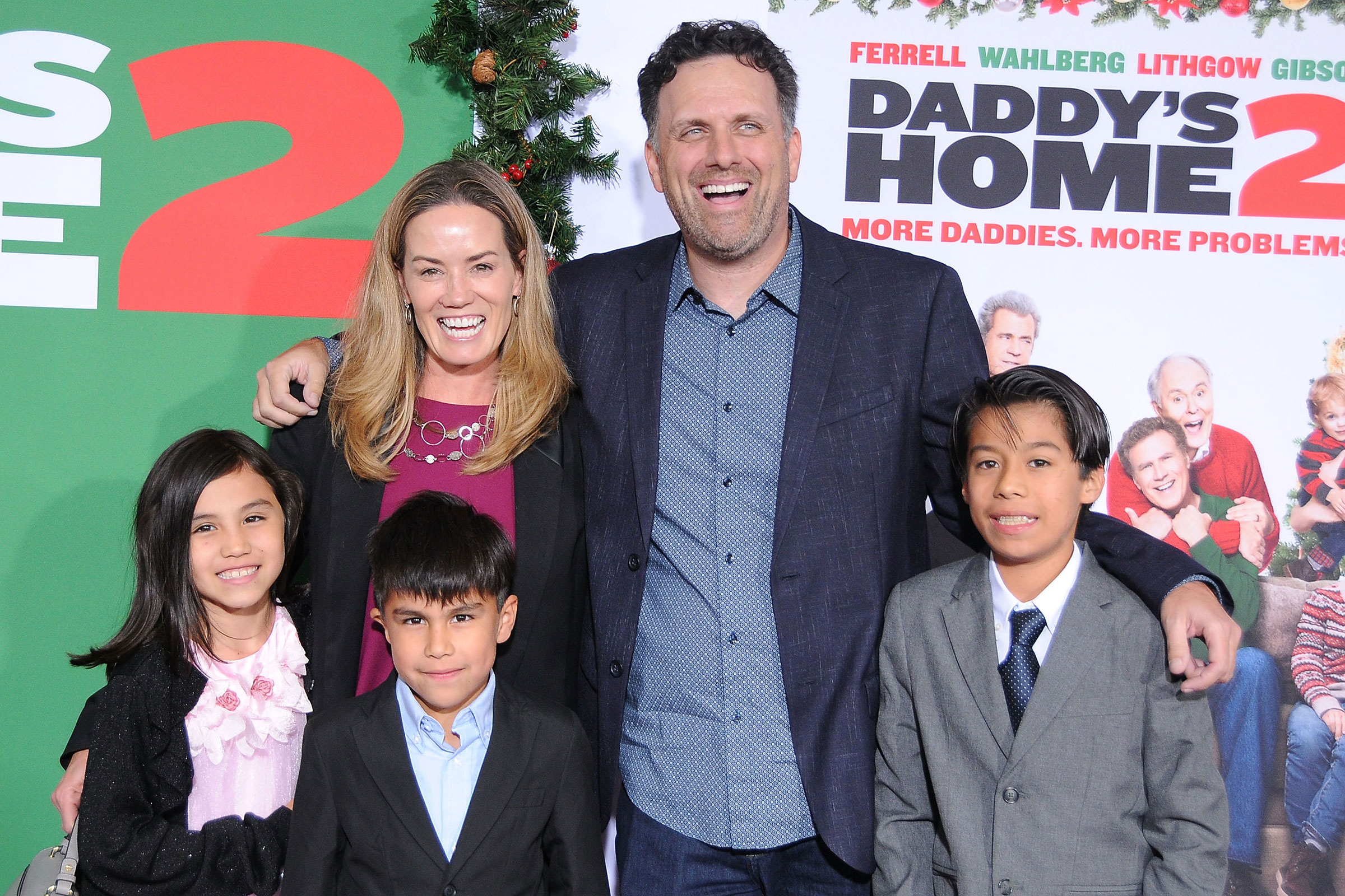 Director Sean Anders and family attend the premiere of Paramount Pictures' 'Daddy's Home 2' at Regency Village Theatre on November 5, 2017 in Westwood, California. 