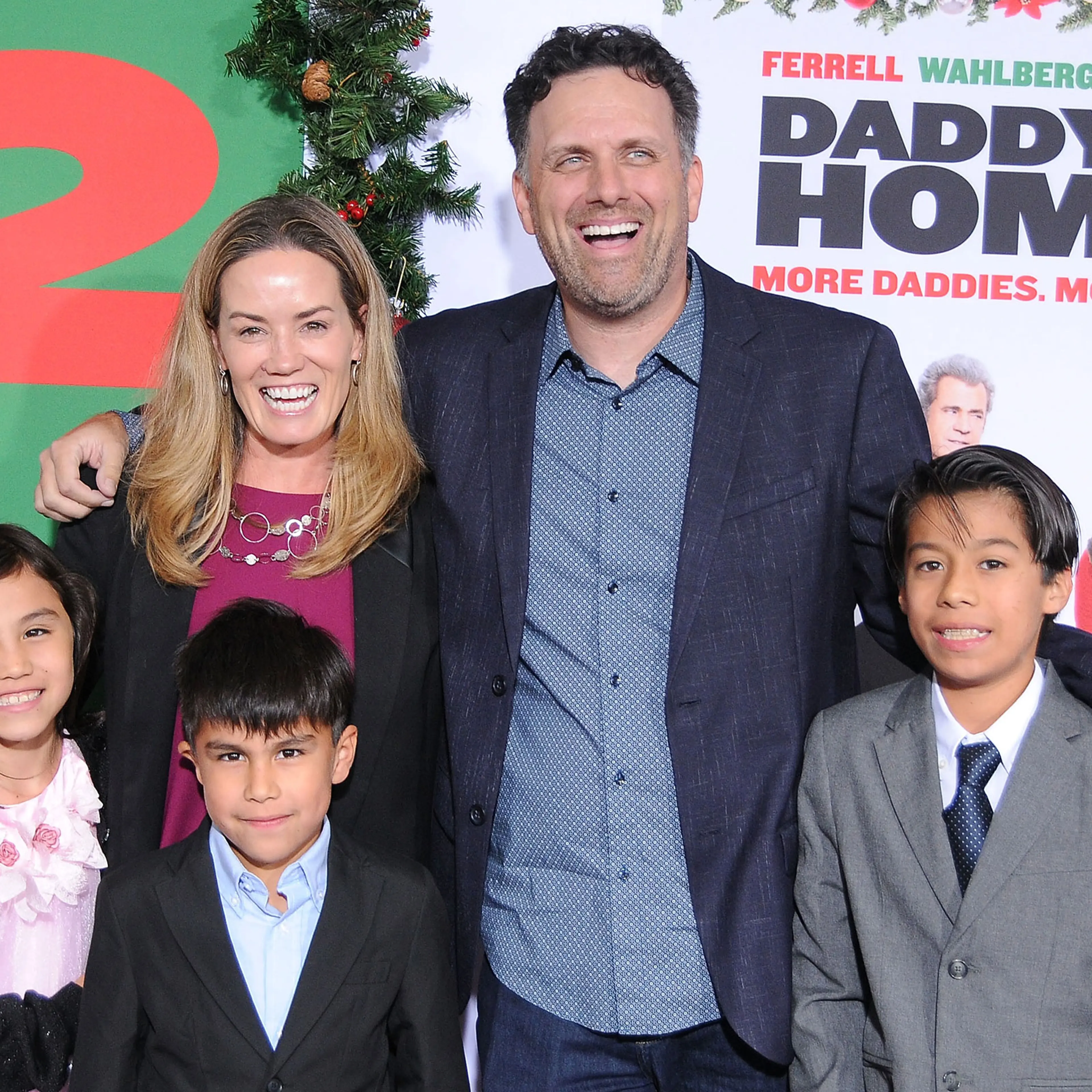Director Sean Anders and family attend the premiere of Paramount Pictures' 'Daddy's Home 2' at Regency Village Theatre on November 5, 2017 in Westwood, California.