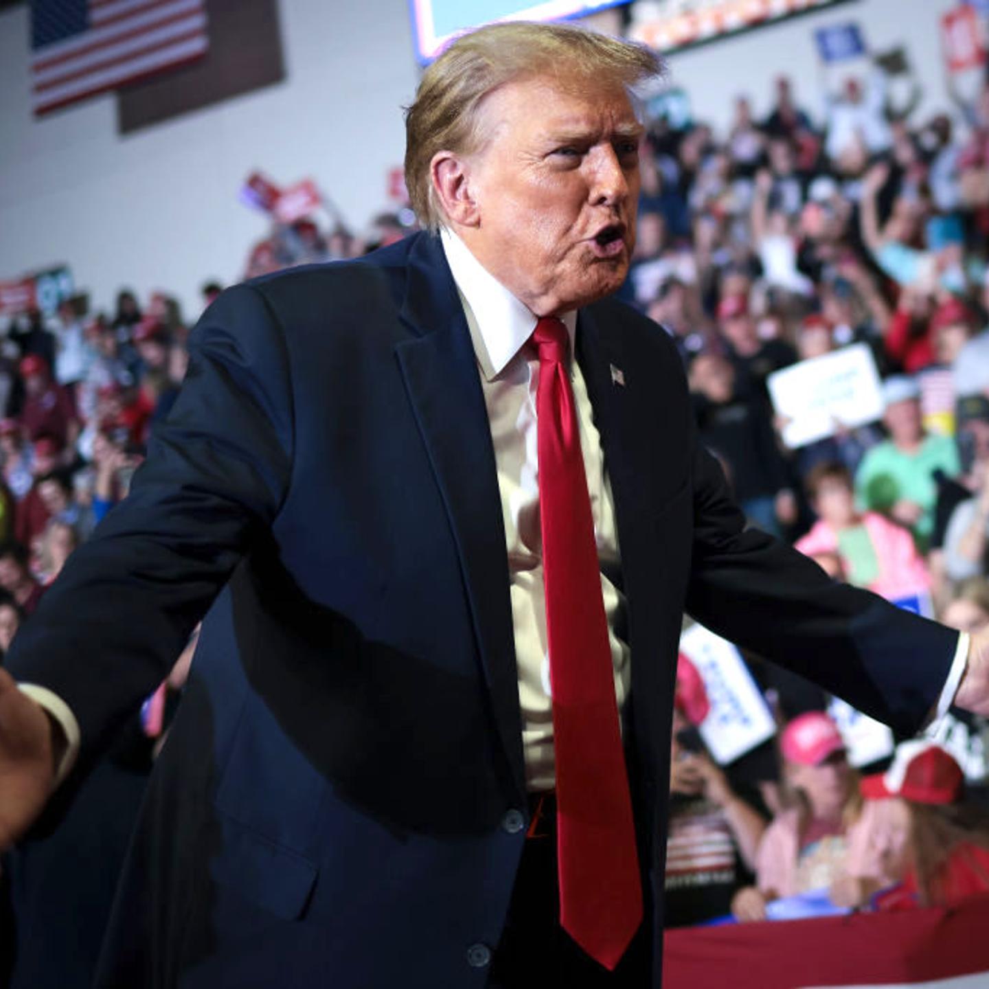 Former President Trump Holds Campaign Rally In Conway, South Carolina