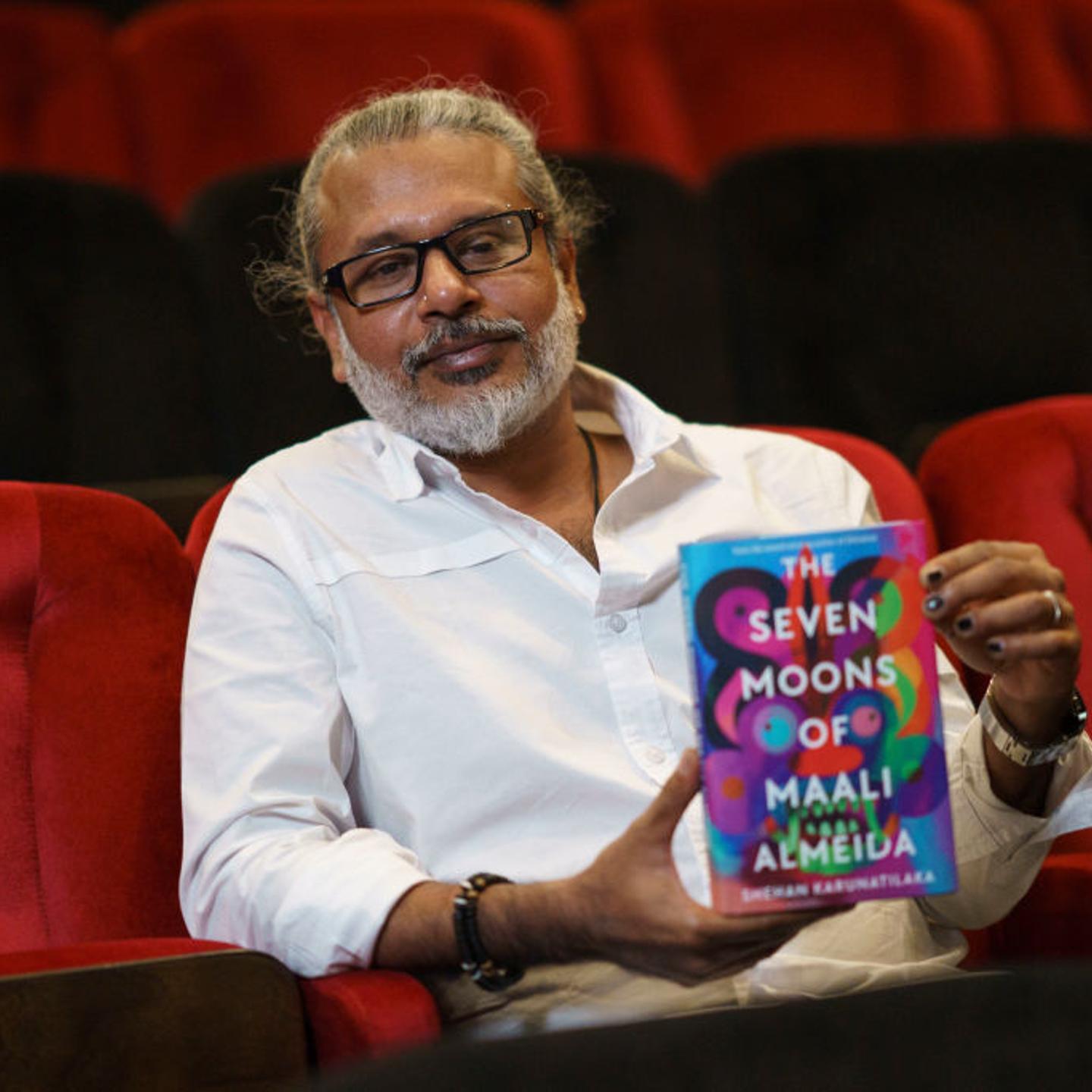 Shehan Karunatilaka, Sri Lankan author of The Seven Moons of Maali Almeida, attends the Booker Prize 2022 shortlist photocall on Oct. 14, 2022 in London.