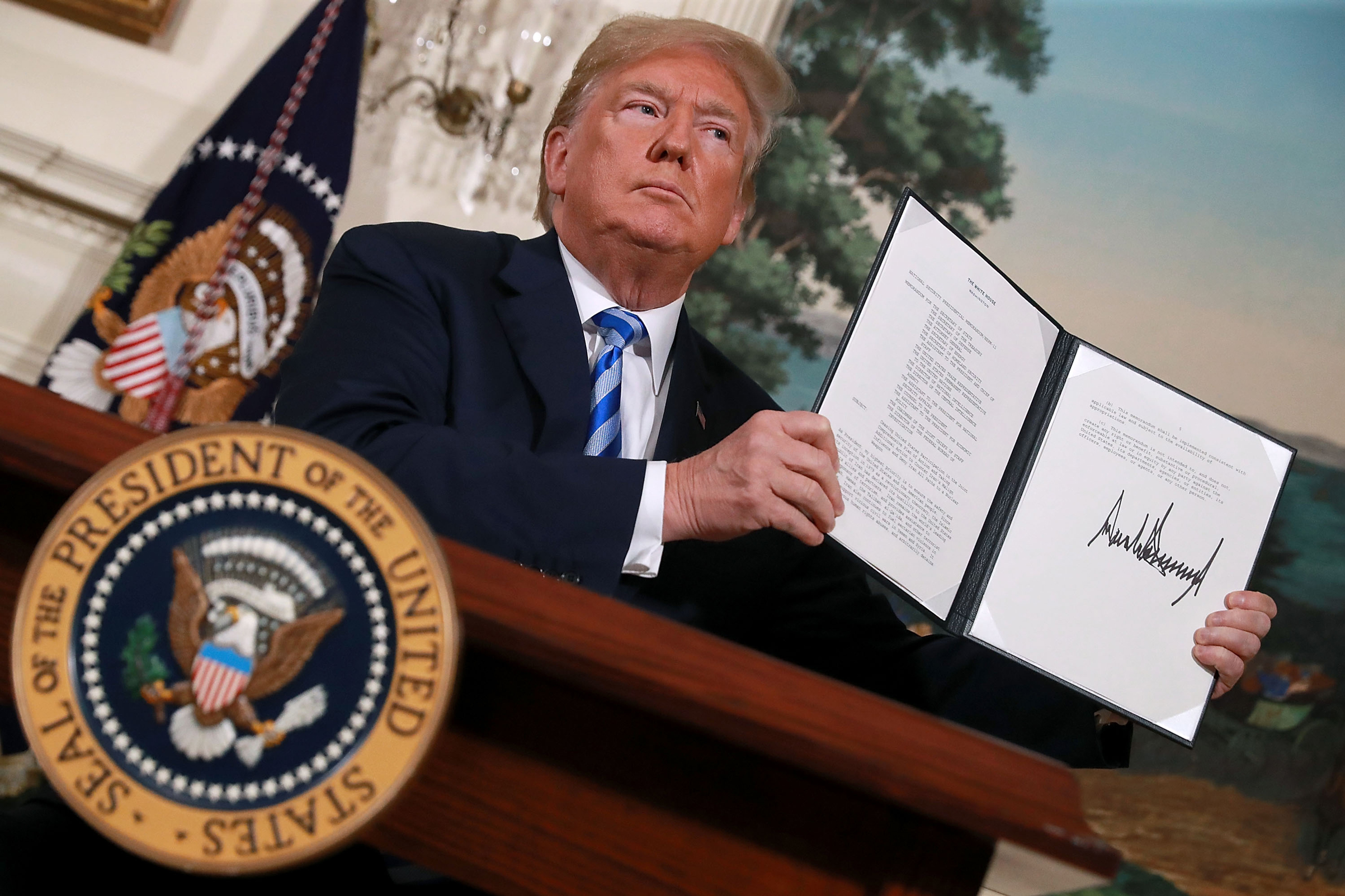 Donald Trump, John Bolton, War with Iran