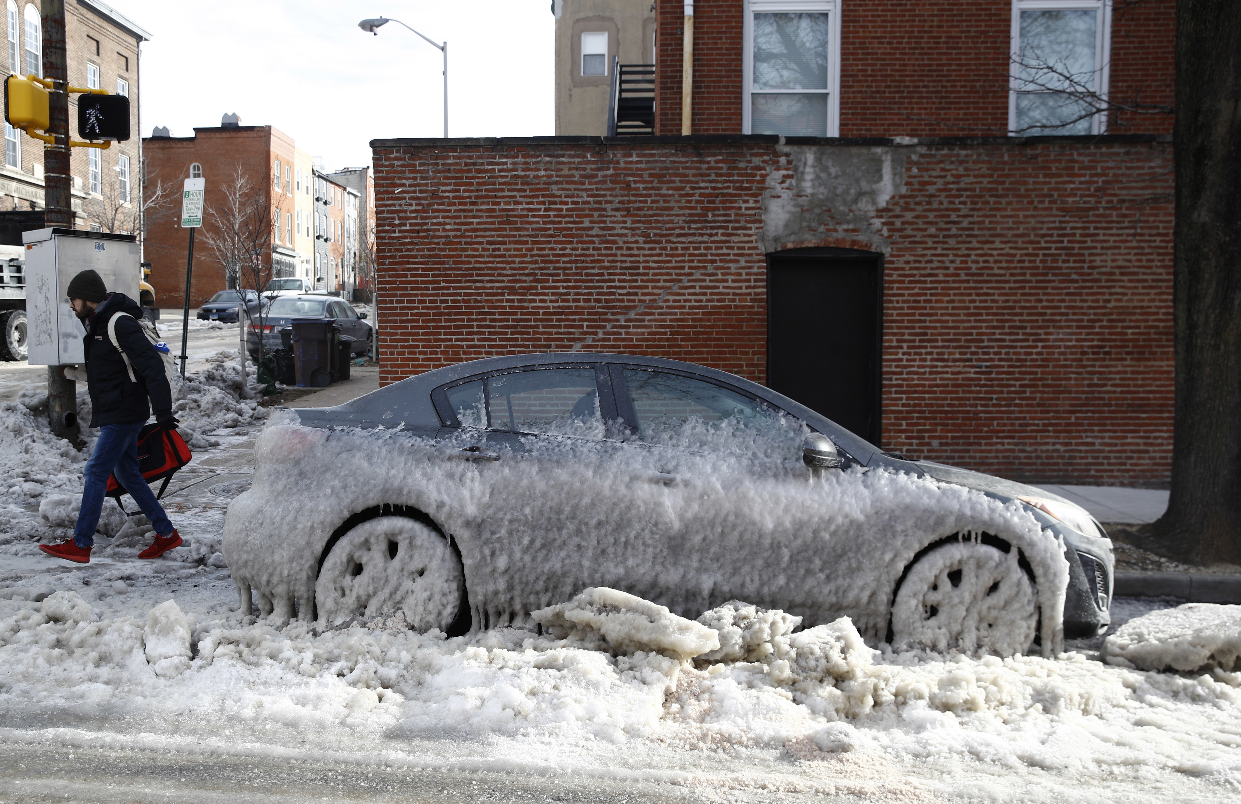Deep Freeze Maryland, Baltimore, USA - 03 Jan 2018