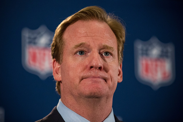 NFL Commissioner Roger Goodell Holds News Conference After Meeting With Team Owners