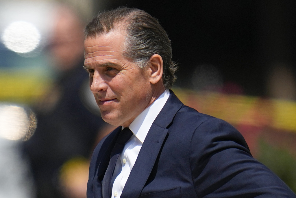 President Joe Biden's son Hunter Biden leaves after a court appearance, Wednesday, July 26, 2023, in Wilmington, Del.