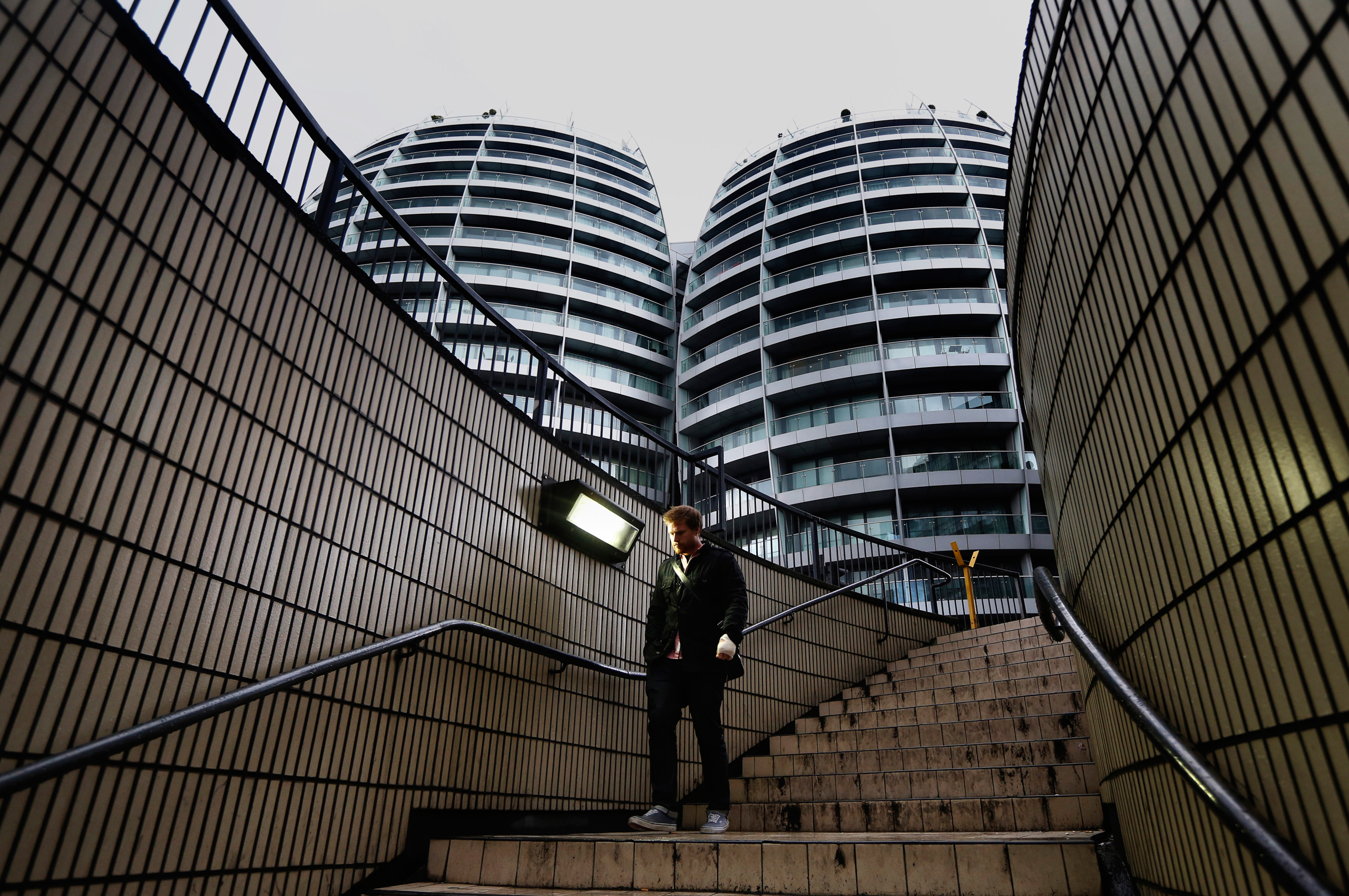 Buildings surround the Old Street roundabout dubbed "Silicon Roundabout" in London May 28, 2013. East London's technology hub is established well beyond start-up status: Thousands of new web firms now work in the offices around Old Street and on any give