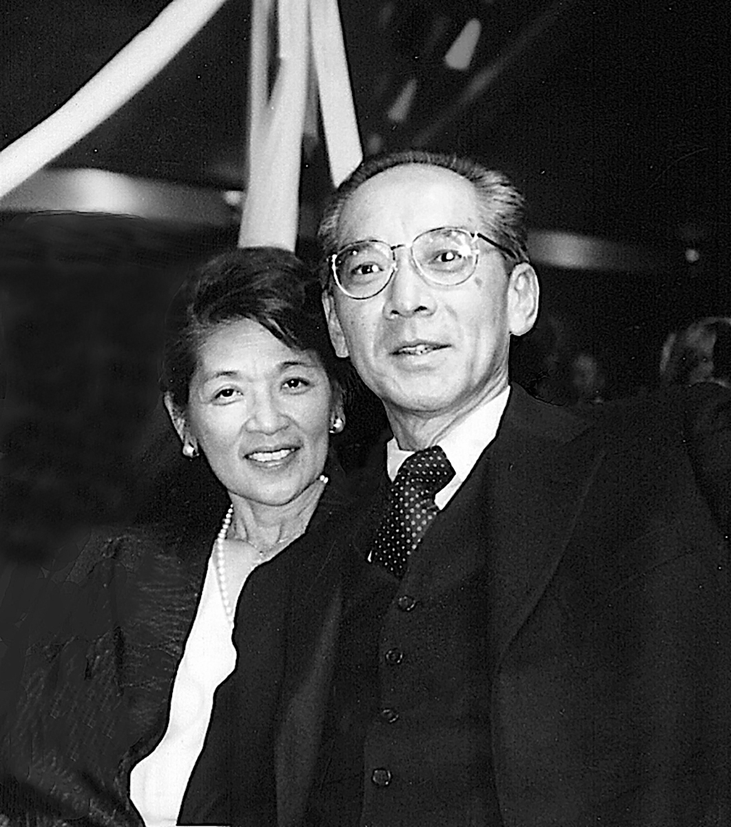 Emma Gee and Yuji Ichioka among charter founders and early supporters honored in 1999 at the 30th anniversary celebration of the establishment of the Asian American Studies Center at UCLA. 