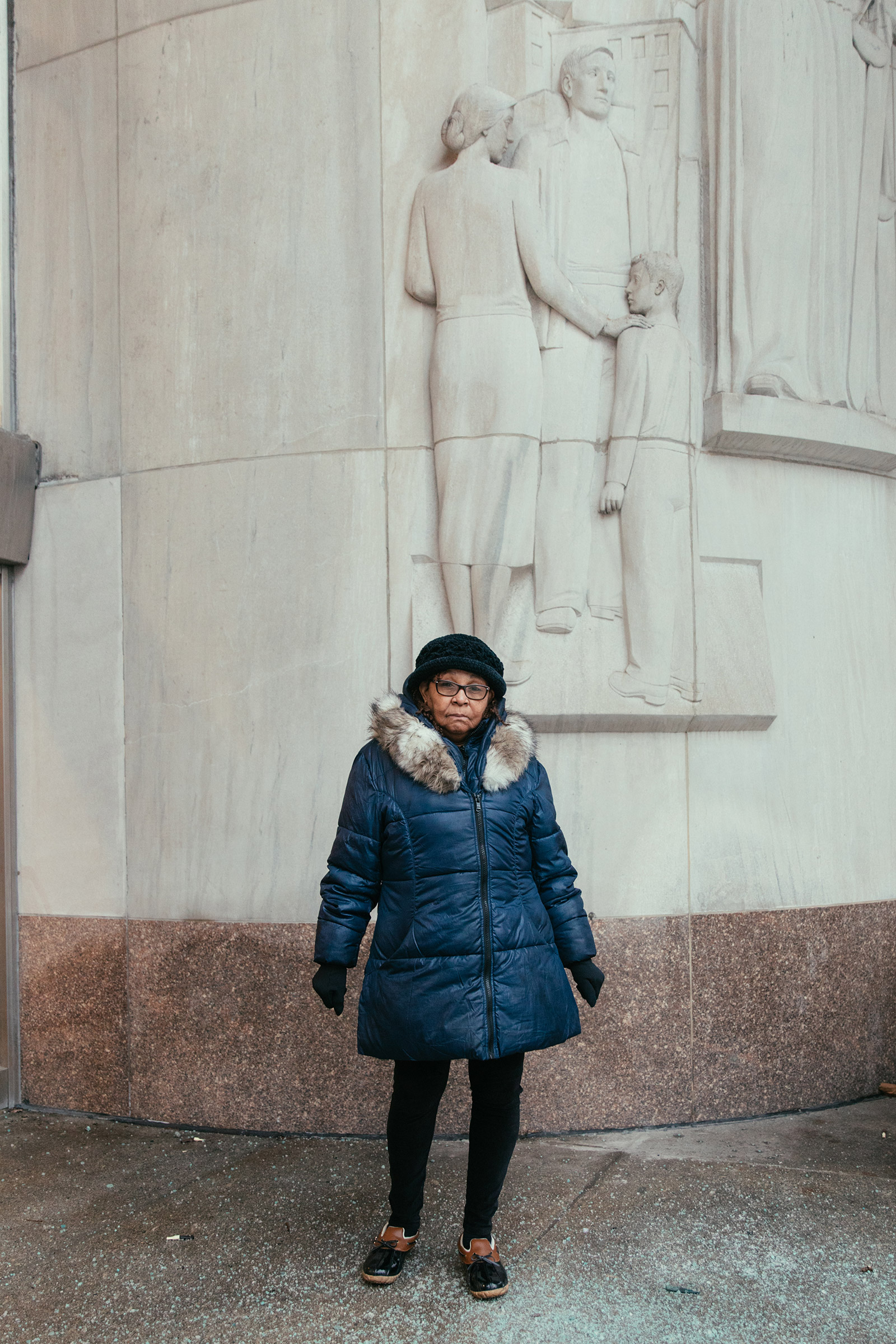 Eleanor Leonard, outside of the Kings County Supreme Court in Brooklyn, New York on Feb. 15, 2021.